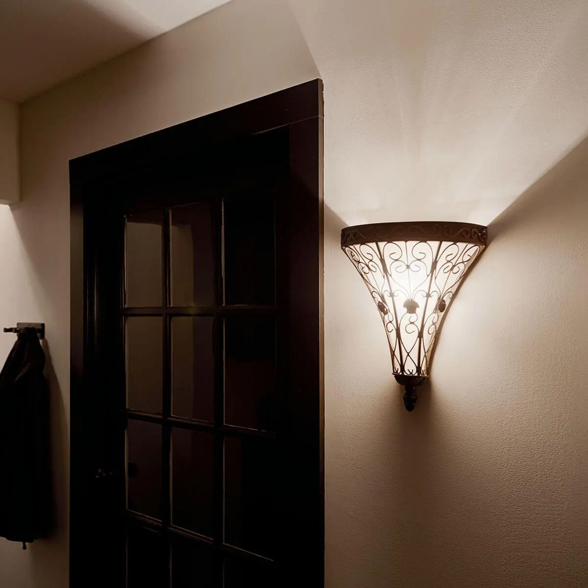 Kichler Marchesa 14.75 in. Wall Sconce, Terrene Bronze