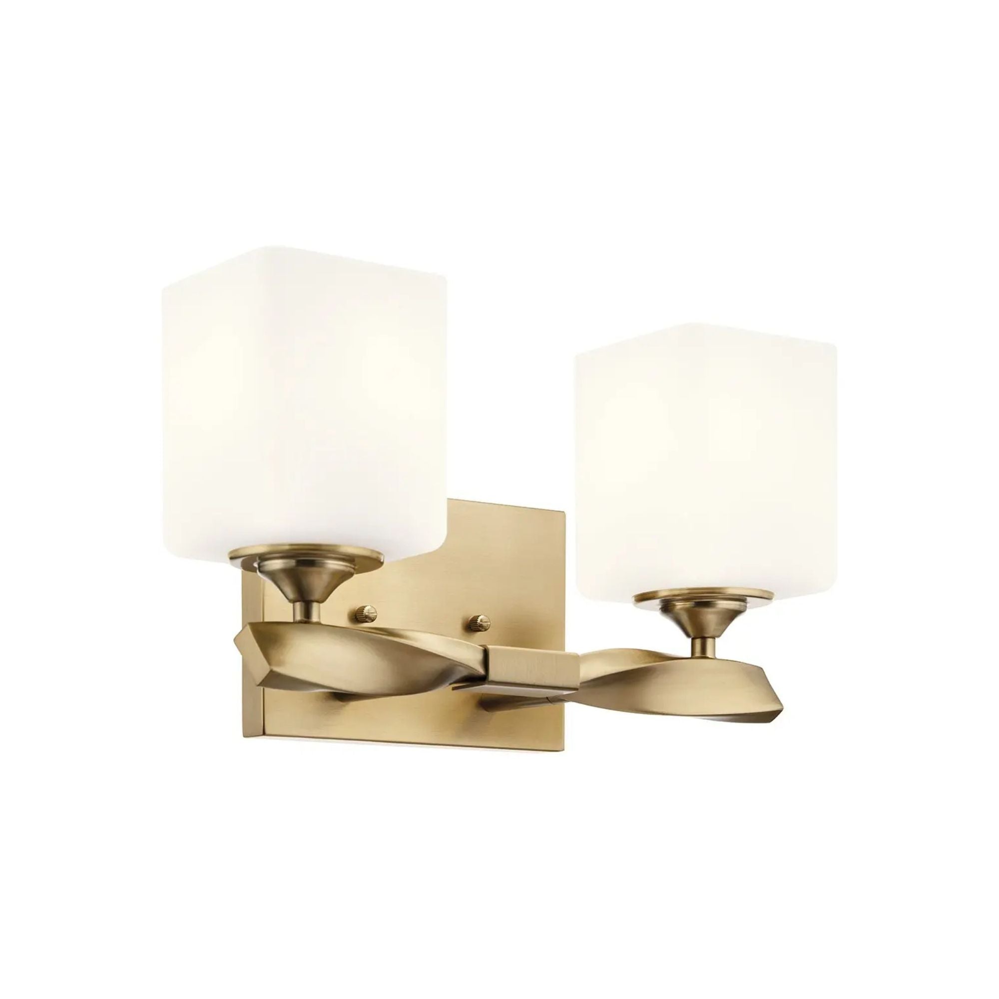 Marette 14" 2-Light Bath Vanity Light, Champagne Bronze Finish