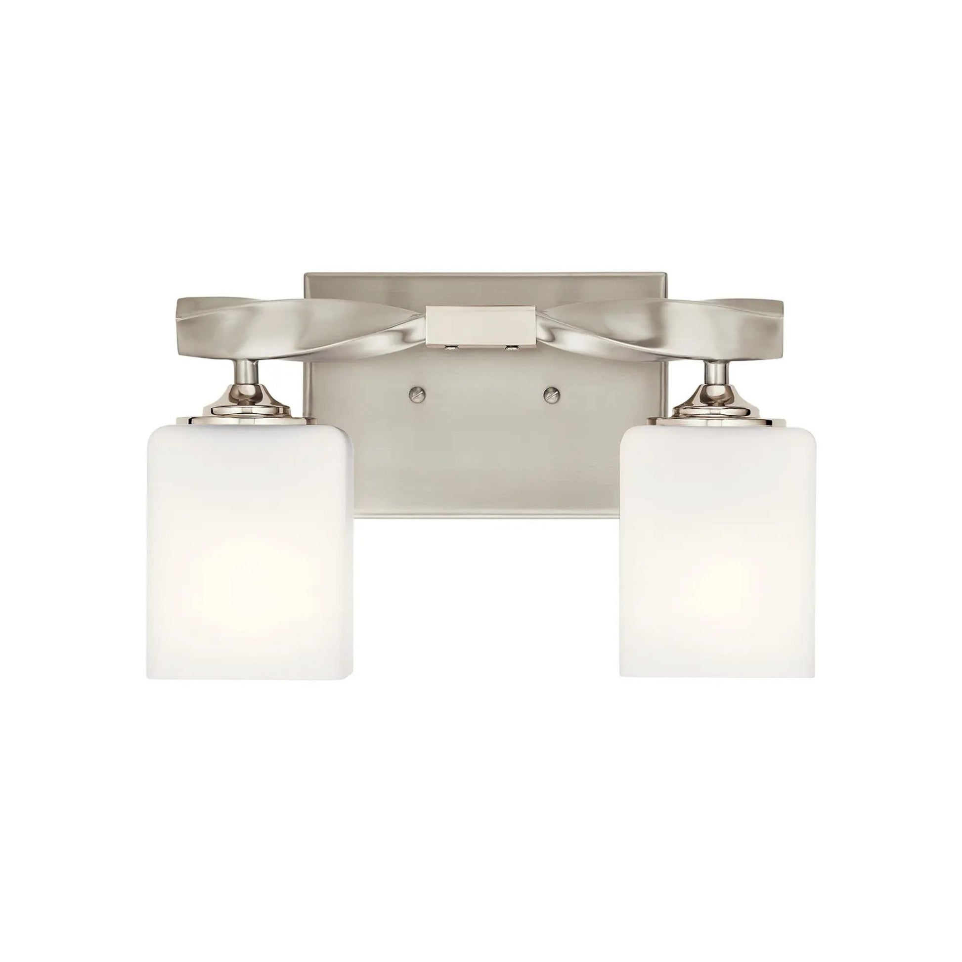 Kichler Lighting - Marette 14" 2-Light Bath Vanity Light, Brushed Nickel Finish | Bees Lighting