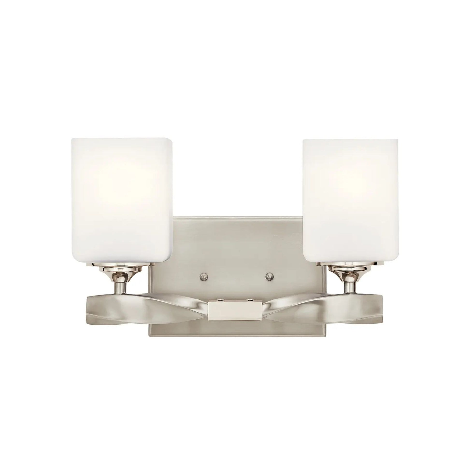 Kichler Lighting - Marette 14" 2-Light Bath Vanity Light, Brushed Nickel Finish | Bees Lighting