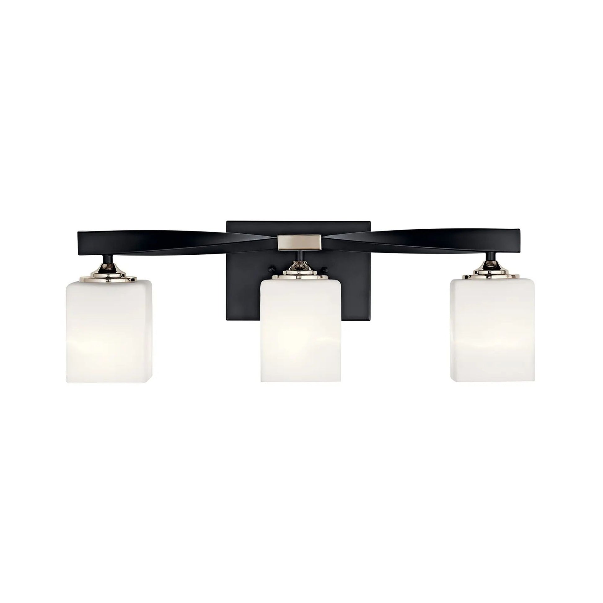 Kichler Lighting - Marette 23" 3-Light Bath Vanity Light, Black Finish | Bees Lighting