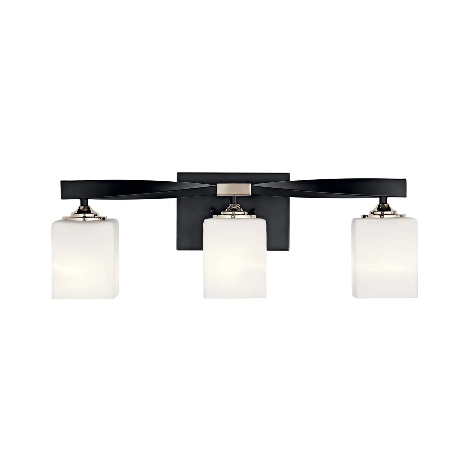 Kichler Lighting - Marette 23" 3-Light Bath Vanity Light, Black Finish | Bees Lighting