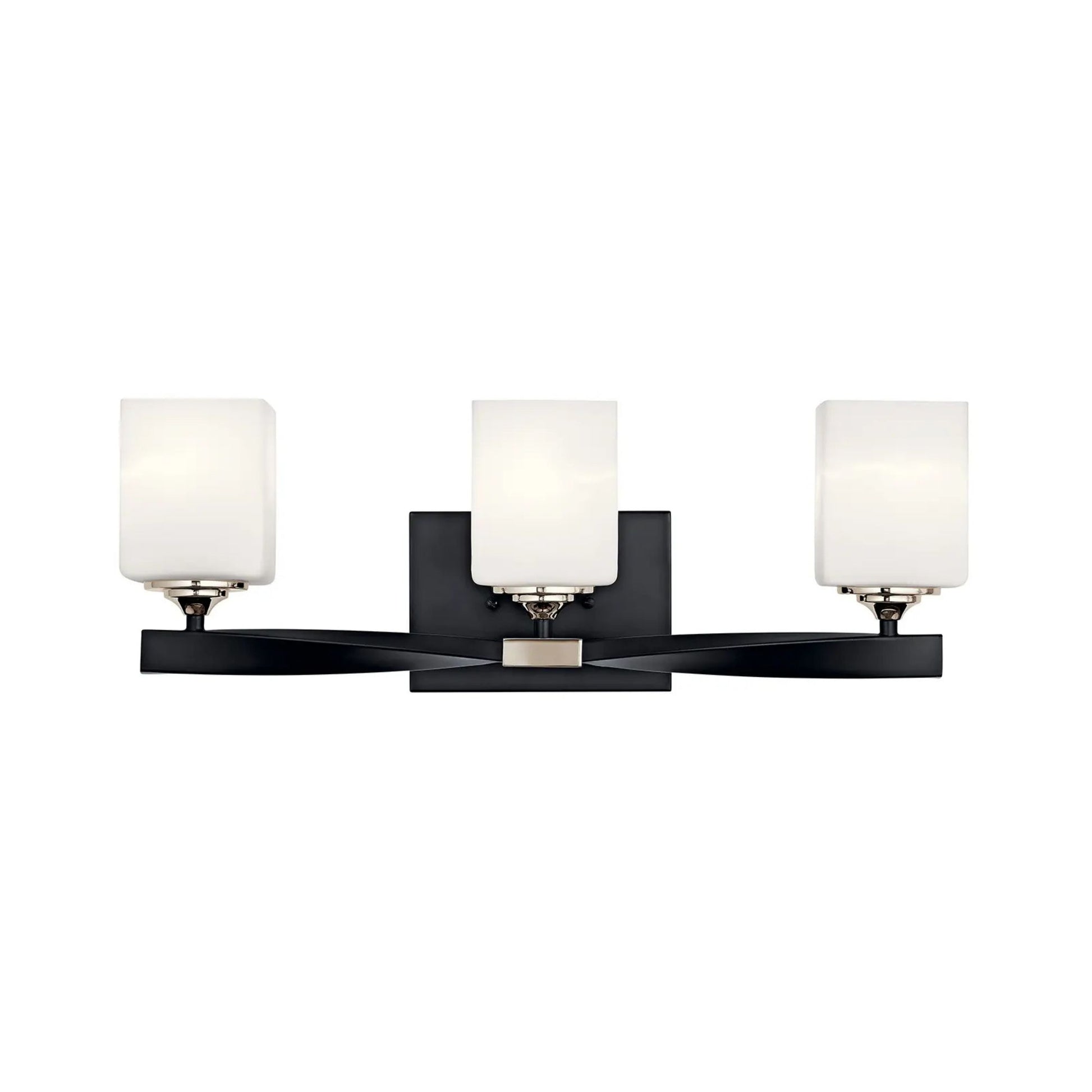 Kichler Lighting - Marette 23" 3-Light Bath Vanity Light, Black Finish | Bees Lighting