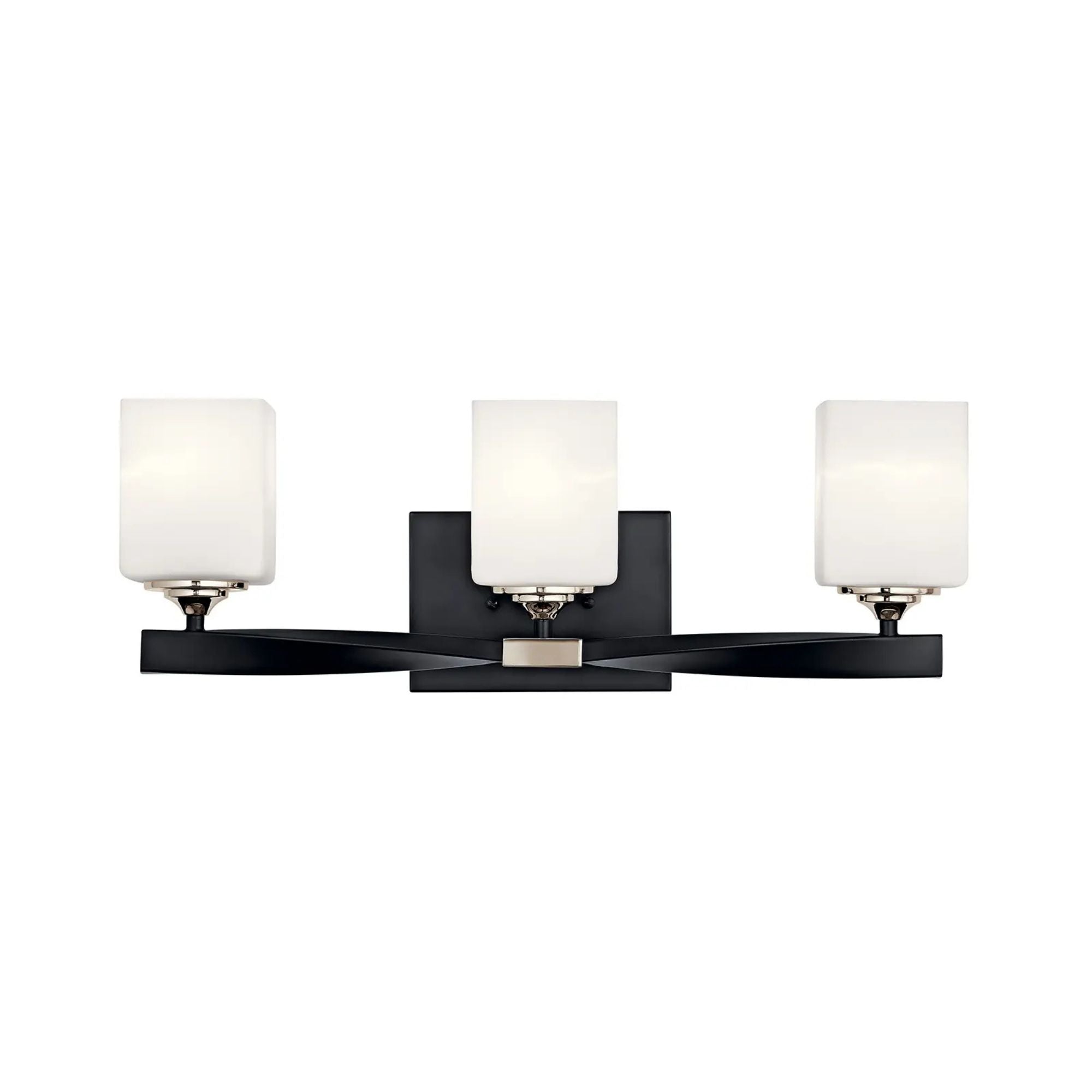 Kichler Lighting - Marette 23" 3-Light Bath Vanity Light, Black Finish | Bees Lighting