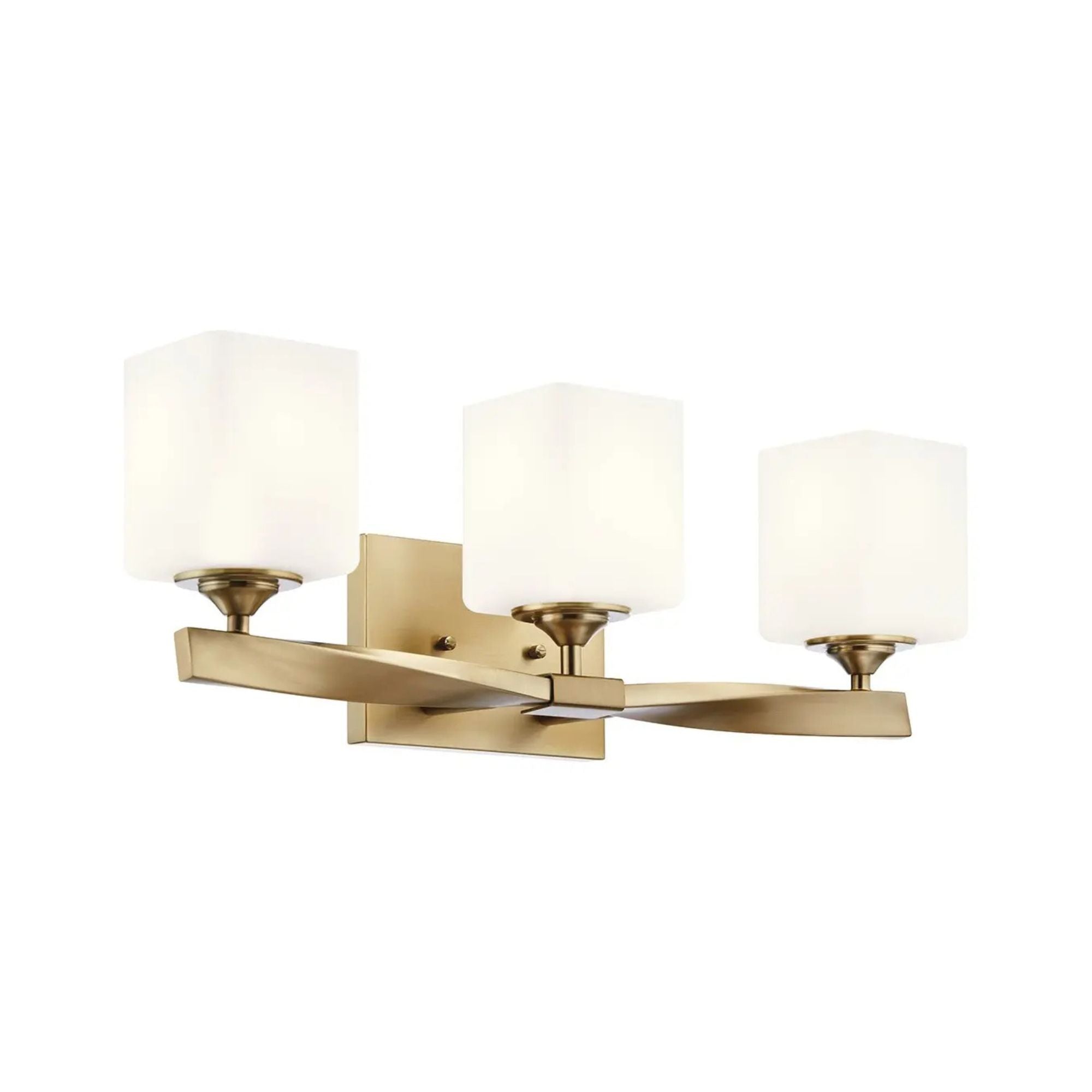 Marette 23" 3-Light Bath Vanity Light, Champagne Bronze Finish