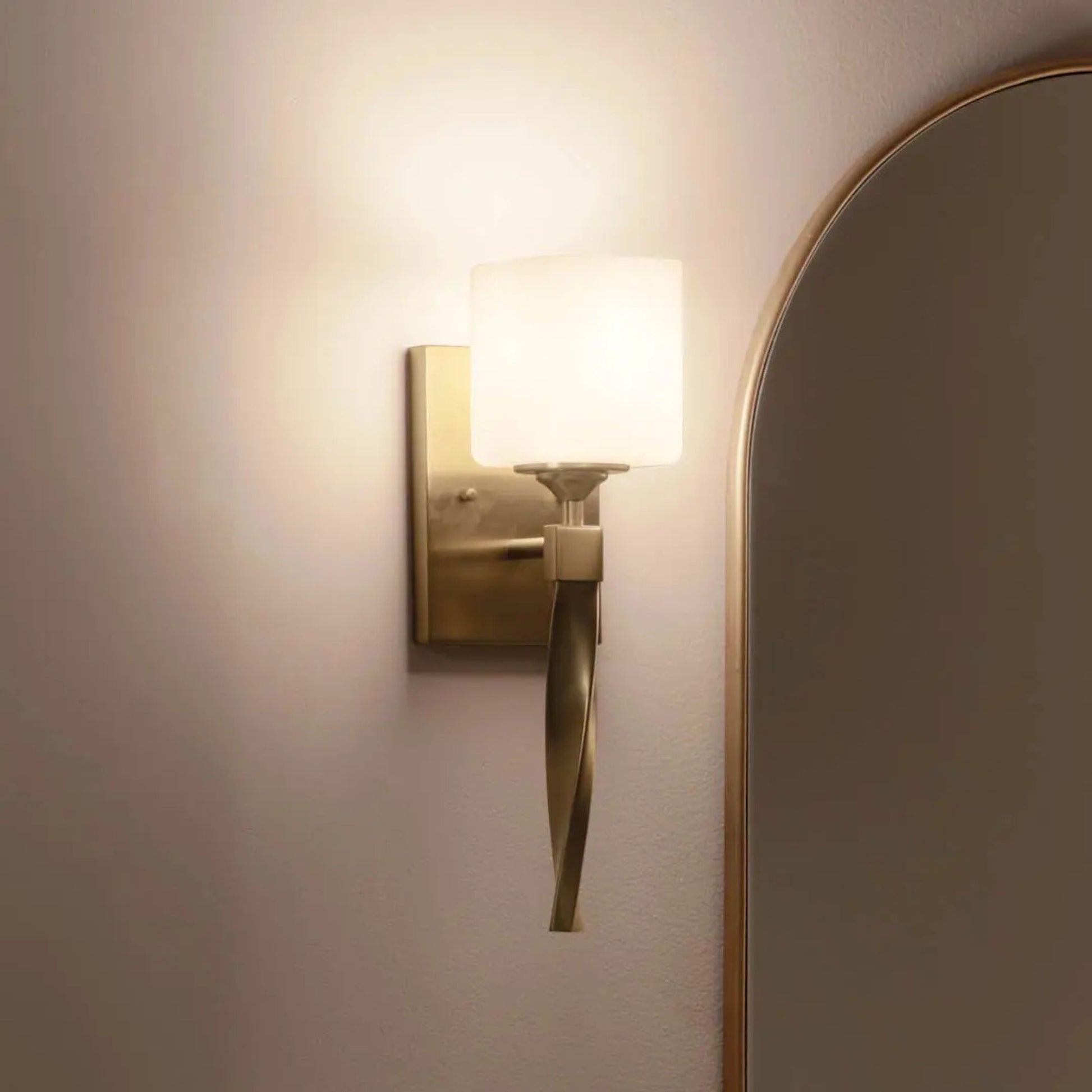 Kichler Lighting - Marette 5" Wall Sconce, Champagne Bronze Finish | Bees Lighting