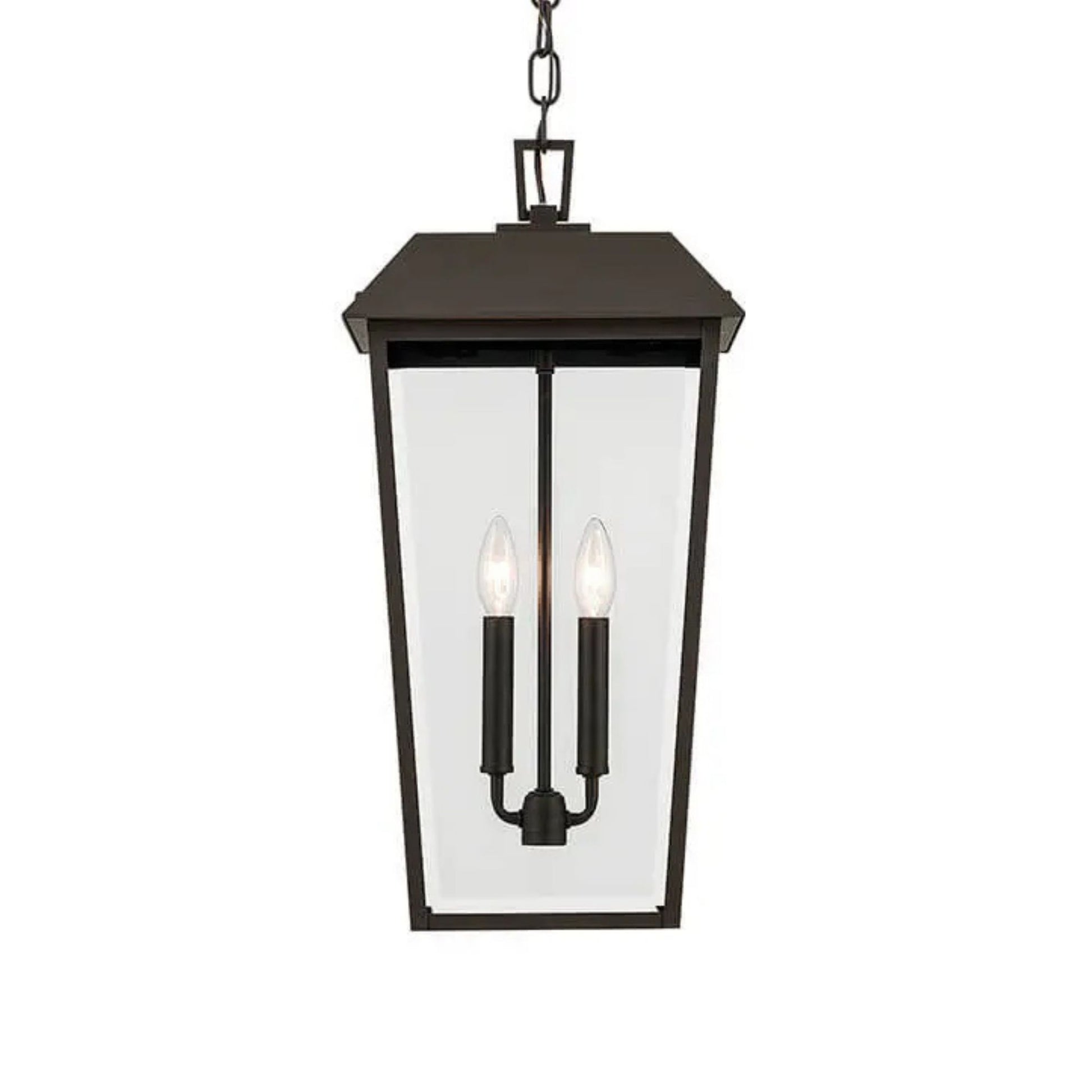Kichler Lighting - Mathus 22" 2-Light Outdoor Pendant, Olde Bronze Finish | Bees Lighting
