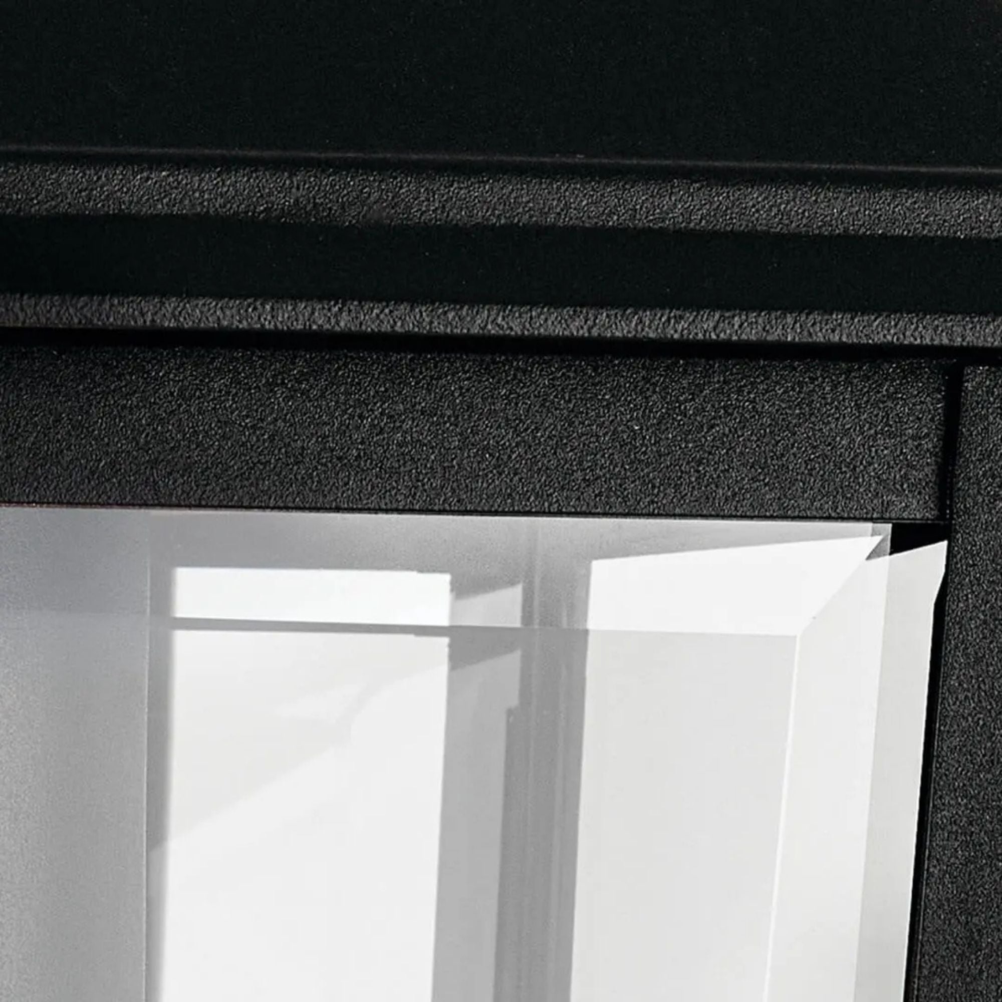 Mathus 13" Outdoor Wall Light, Textured Black Finish