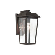 Mathus 13" Outdoor Wall Light, Olde Bronze Finish