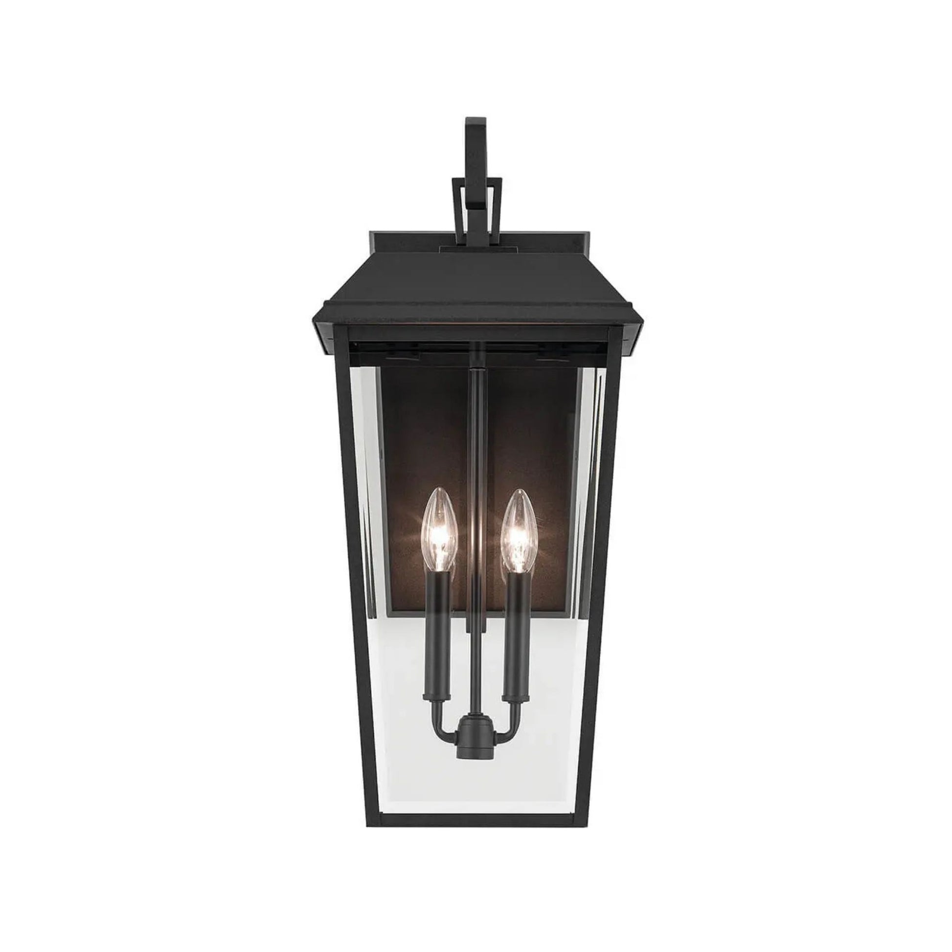 Kichler Lighting - Mathus 24" 2-Light Outdoor Wall Light, Textured Black Finish | Bees Lighting