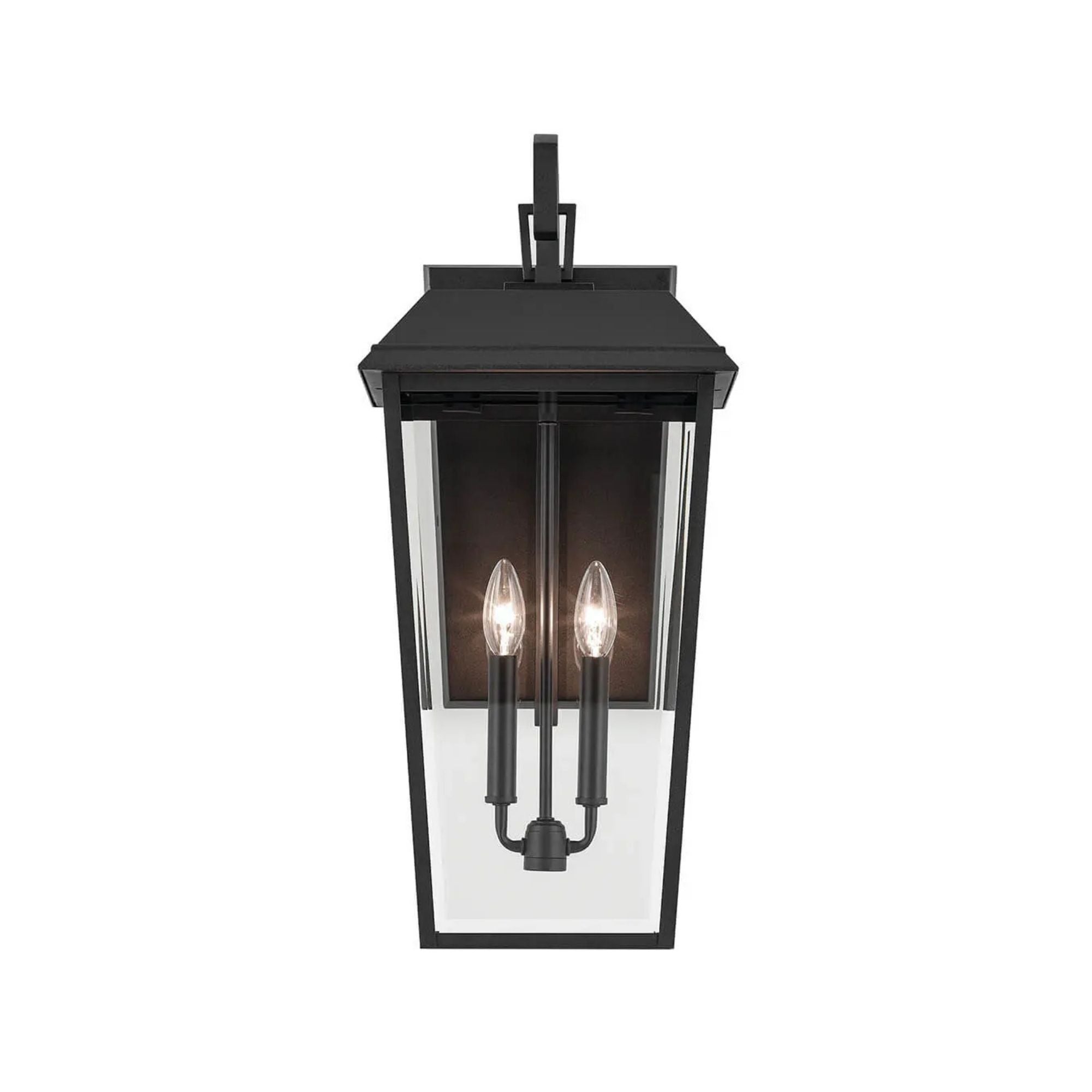 Kichler Lighting - Mathus 24" 2-Light Outdoor Wall Light, Textured Black Finish | Bees Lighting