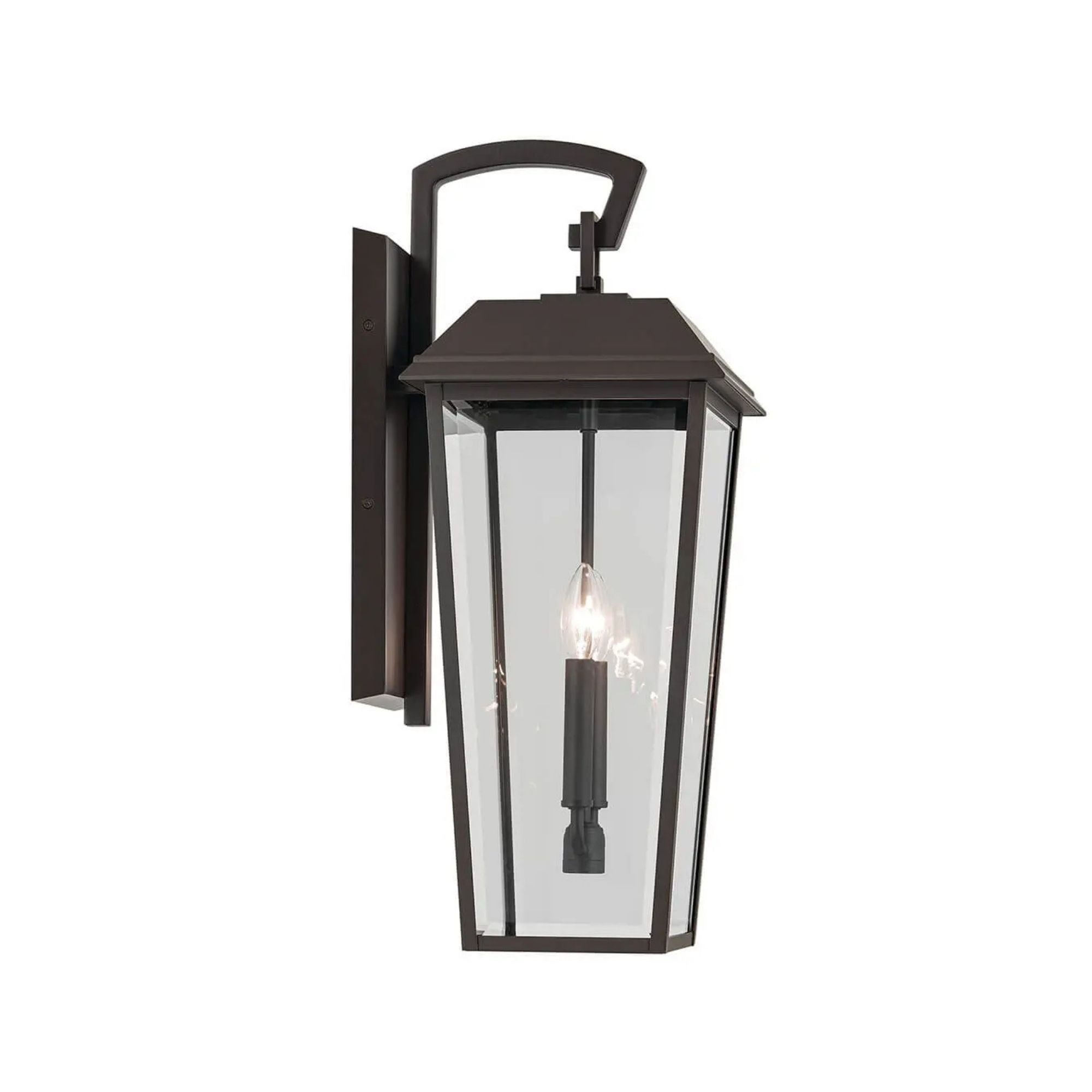 Kichler Lighting - Mathus 24" 2-Light Outdoor Wall Light, Olde Bronze Finish | Bees Lighting