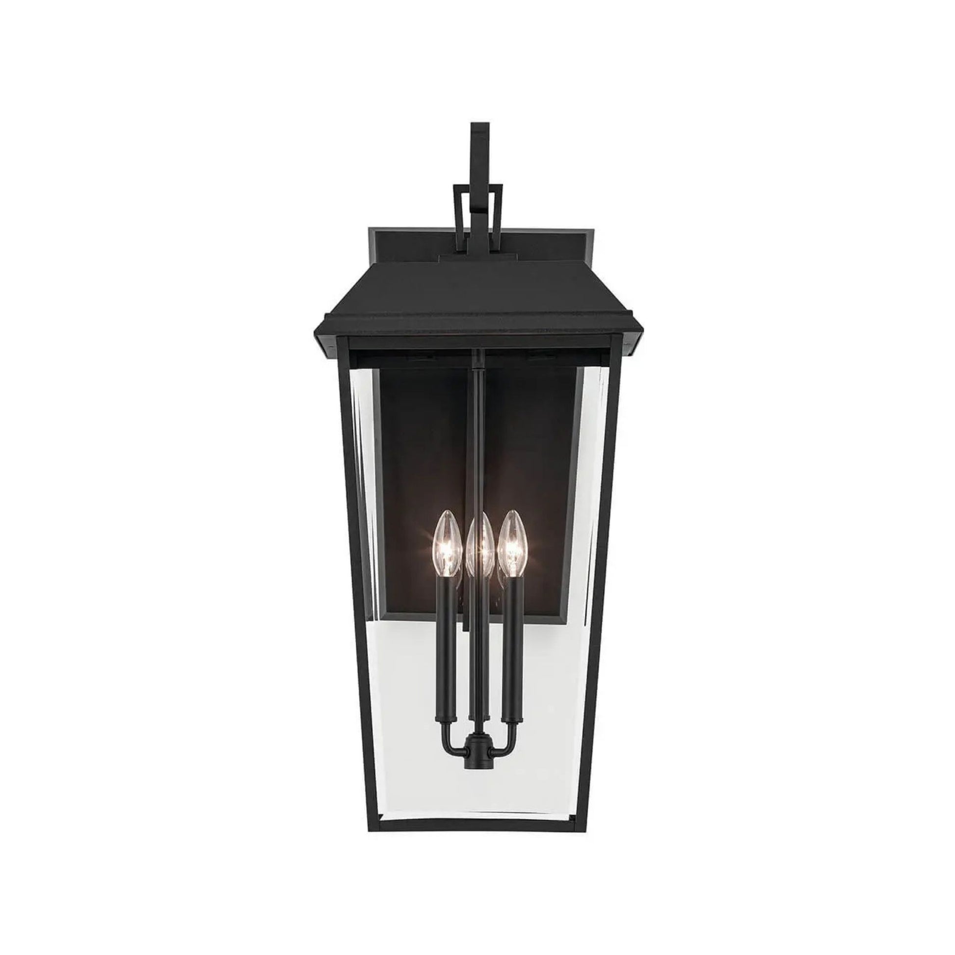 Kichler Lighting - Mathus 30" 3-Light Outdoor Wall Light, Textured Black Finish | Bees Lighting