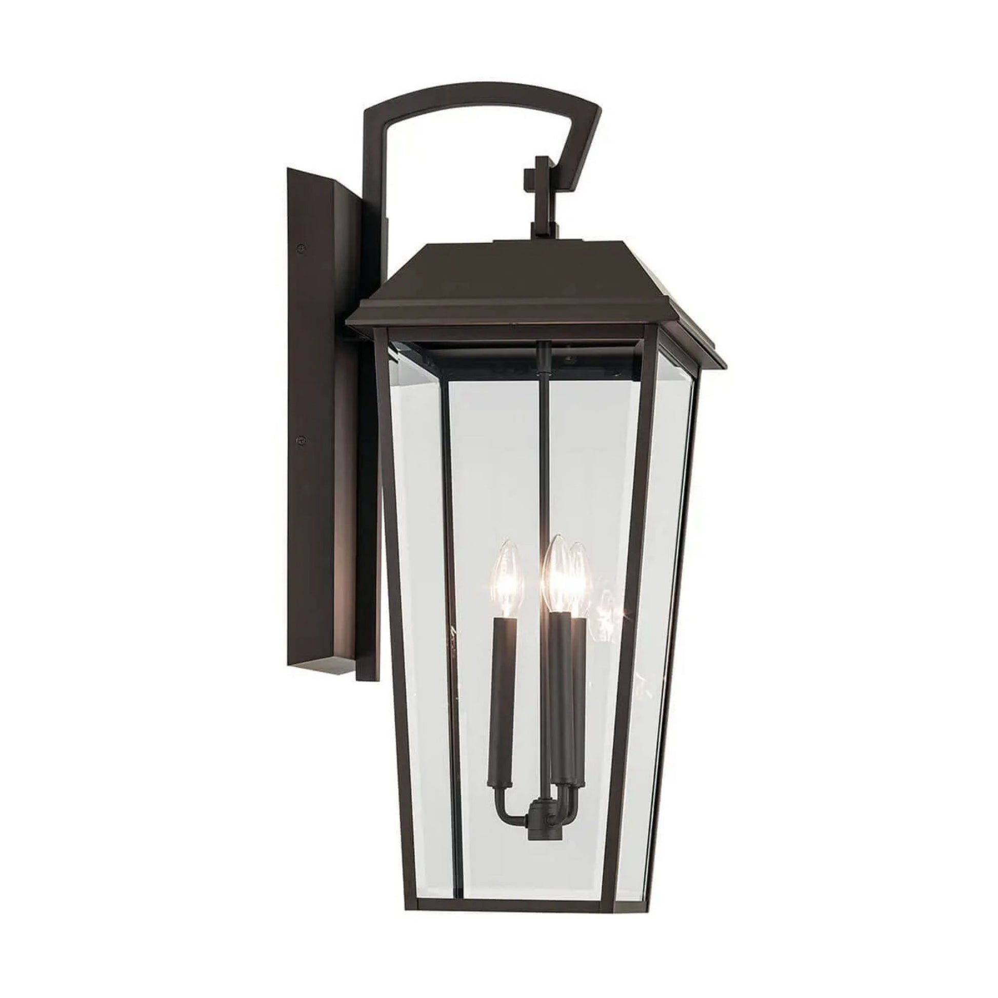 Kichler Lighting - Mathus 30" 3-Light Outdoor Wall Light, Olde Bronze Finish | Bees Lighting