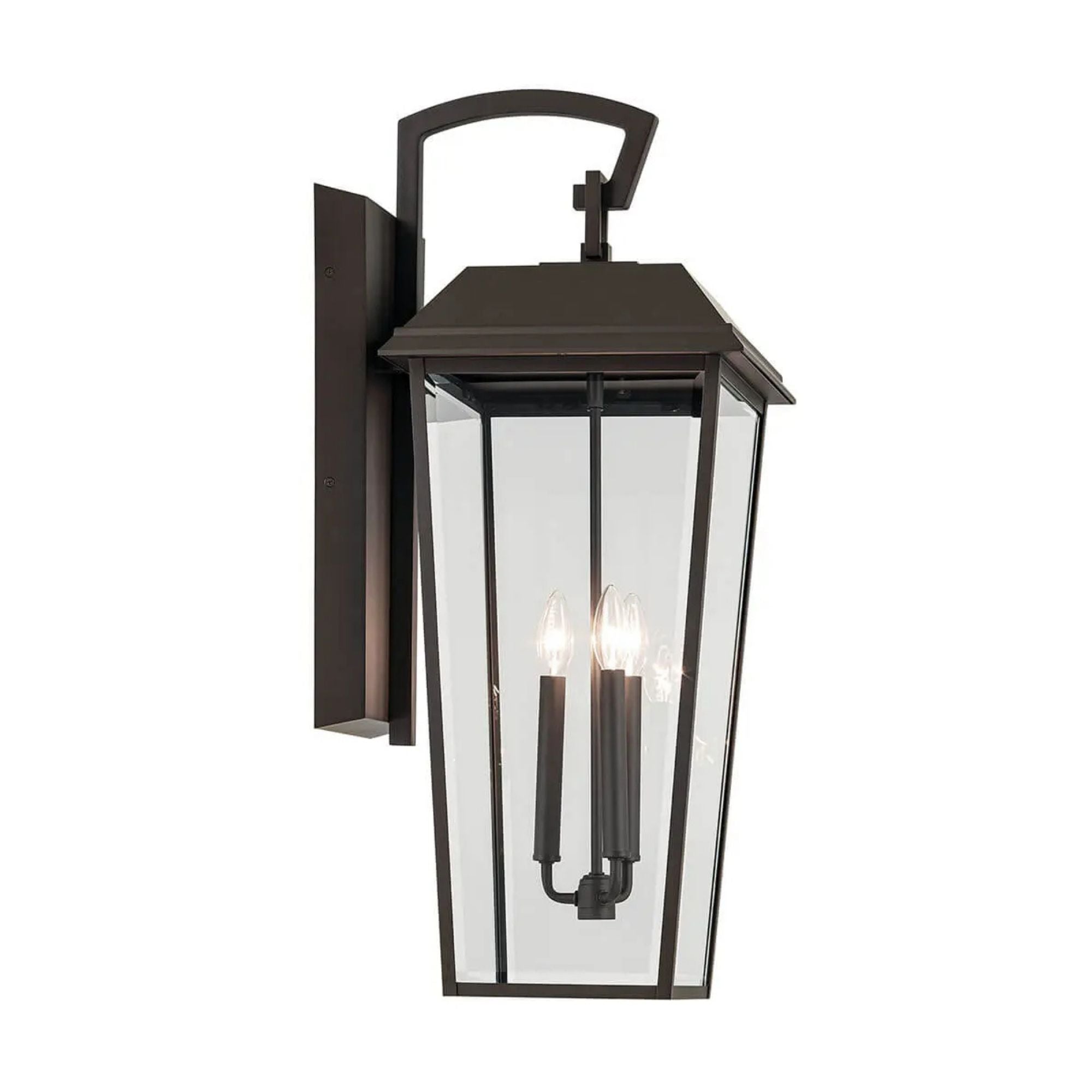 Kichler Lighting - Mathus 30" 3-Light Outdoor Wall Light, Olde Bronze Finish | Bees Lighting