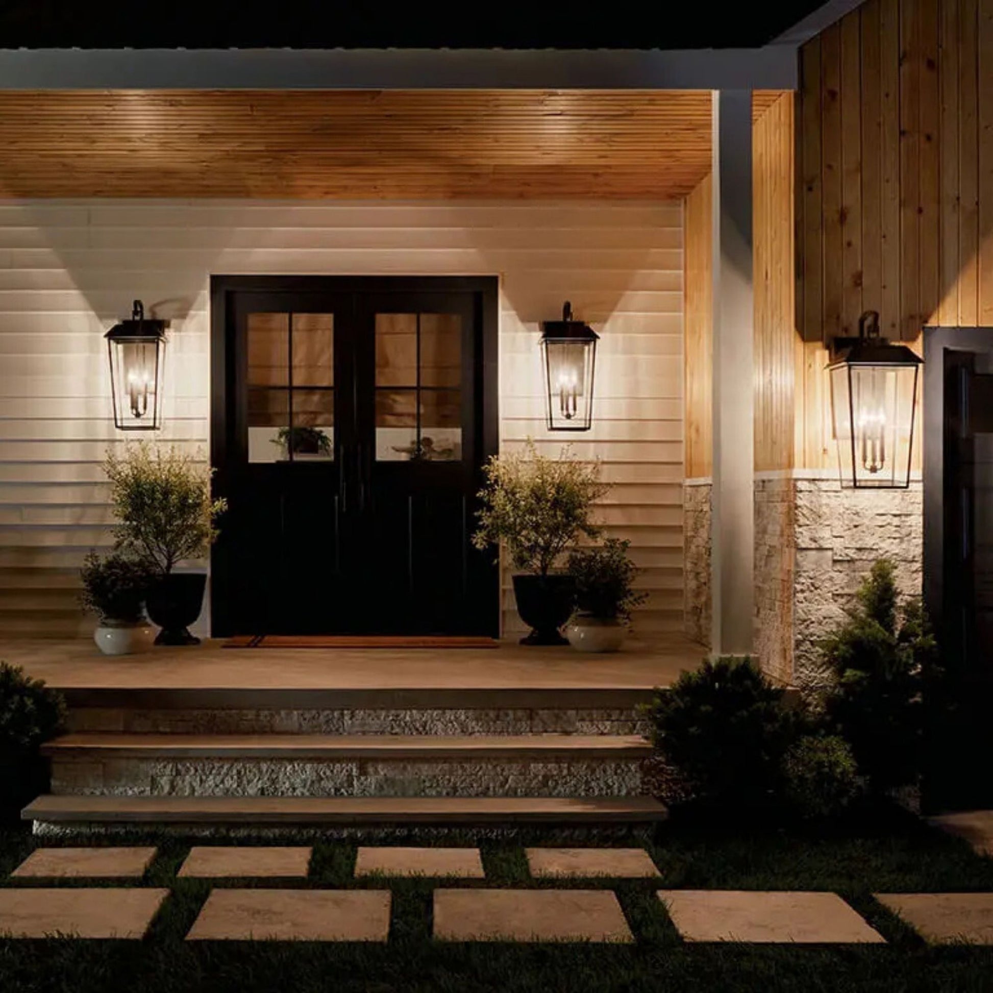 Kichler Lighting - Mathus 30" 3-Light Outdoor Wall Light, Olde Bronze Finish | Bees Lighting