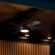 Kichler Lighting - Mint 60" Satin Black Modern LED Ceiling Fan with Remote | Bees Lighting