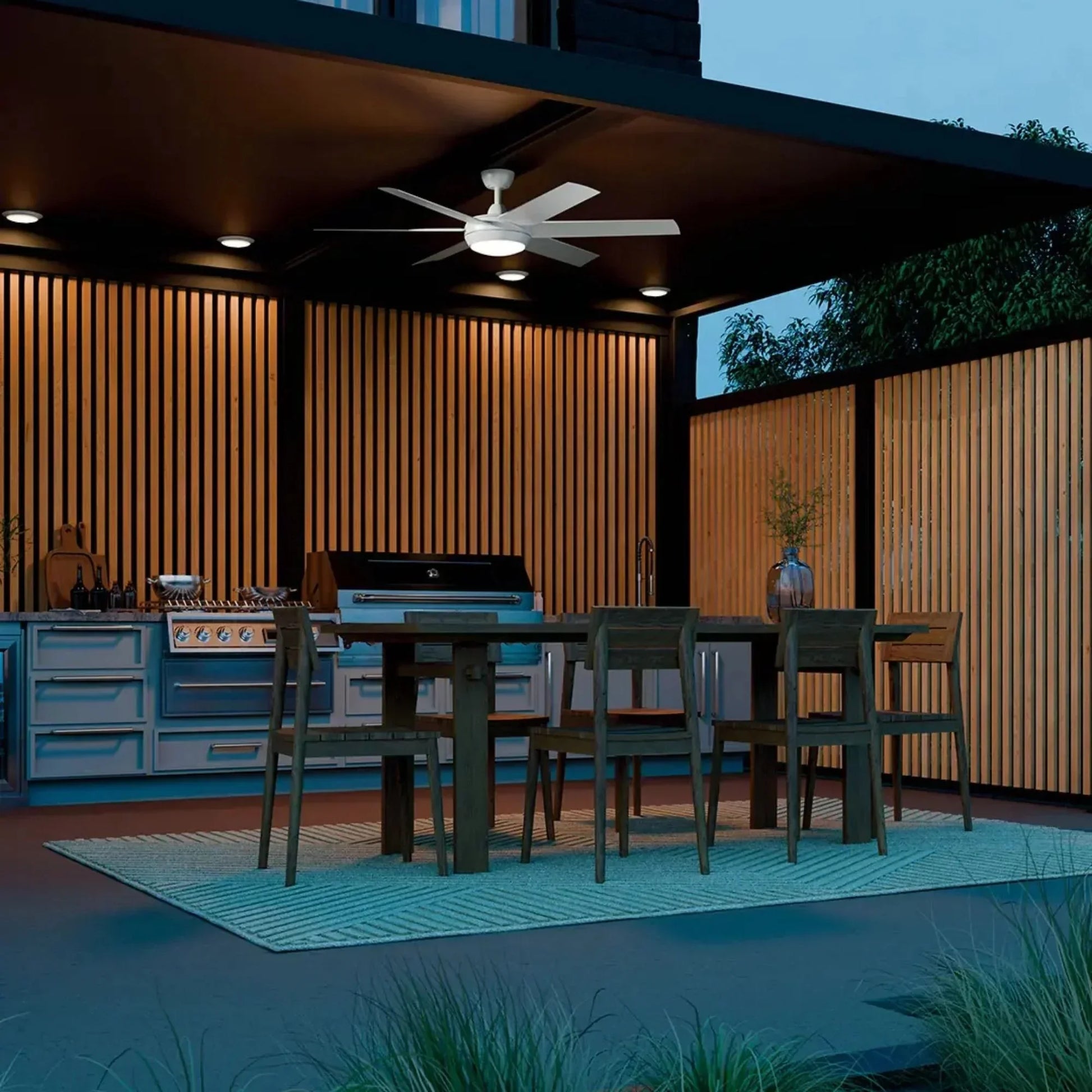 Kichler Lighting - Mint 60" Modern LED Ceiling Fan | Bees Lighting