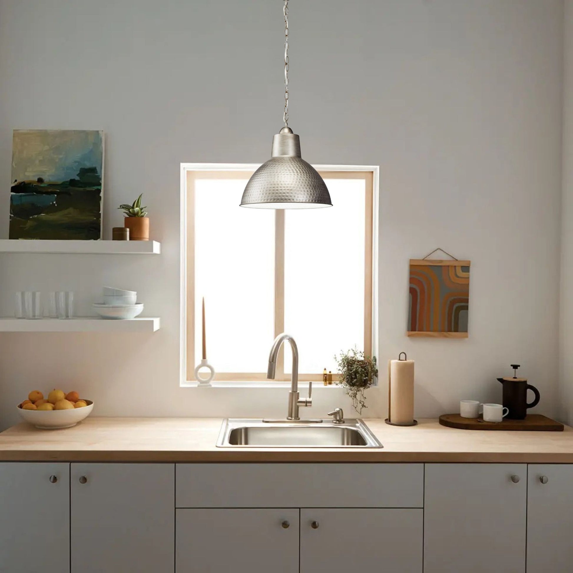 Kichler Lighting - Missoula 14" Pendant, Antique Pewter Finish | Bees Lighting