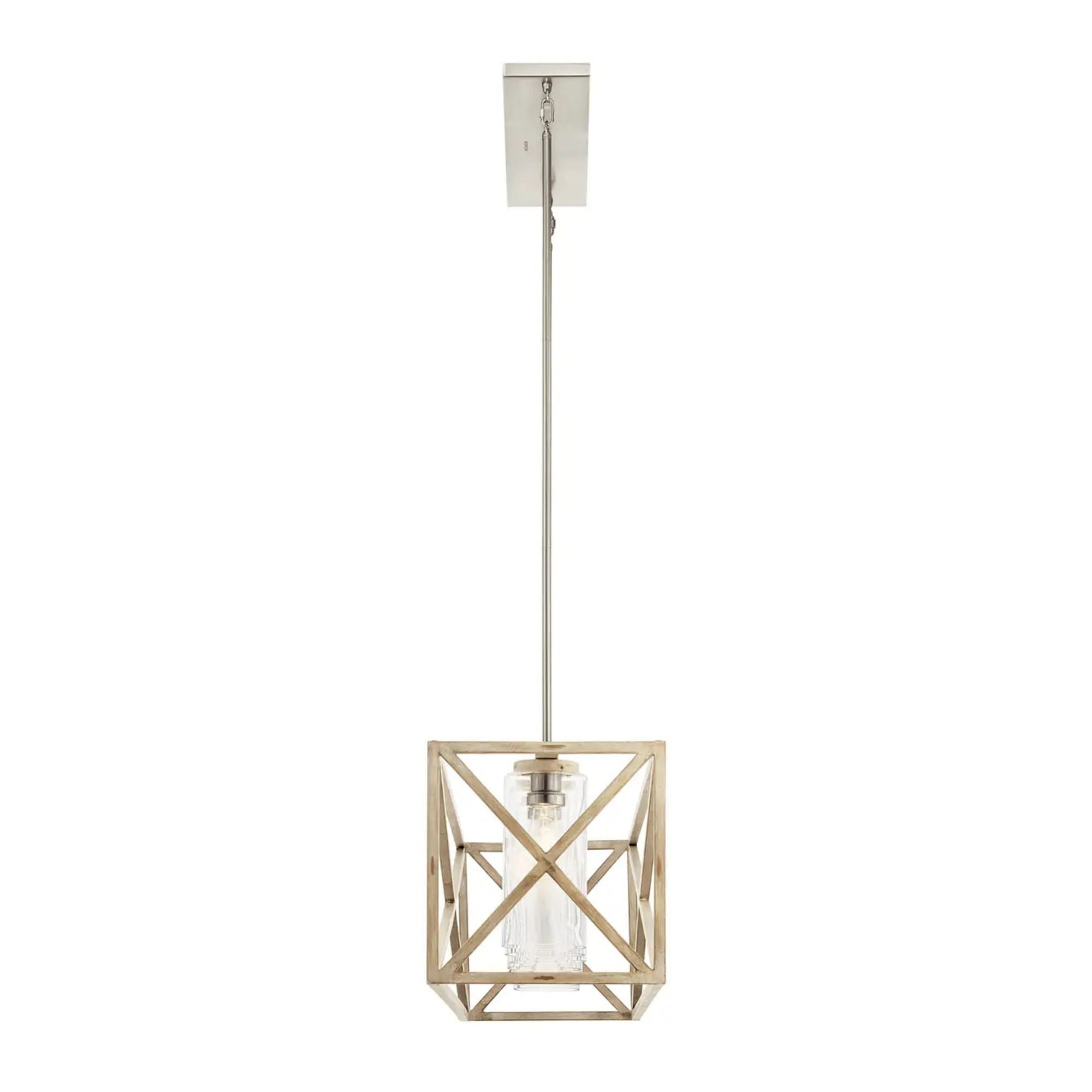 Kichler Lighting - Moorgate 36" 5-Light Linear Chandelier, Distressed Antique White Finish | Bees Lighting