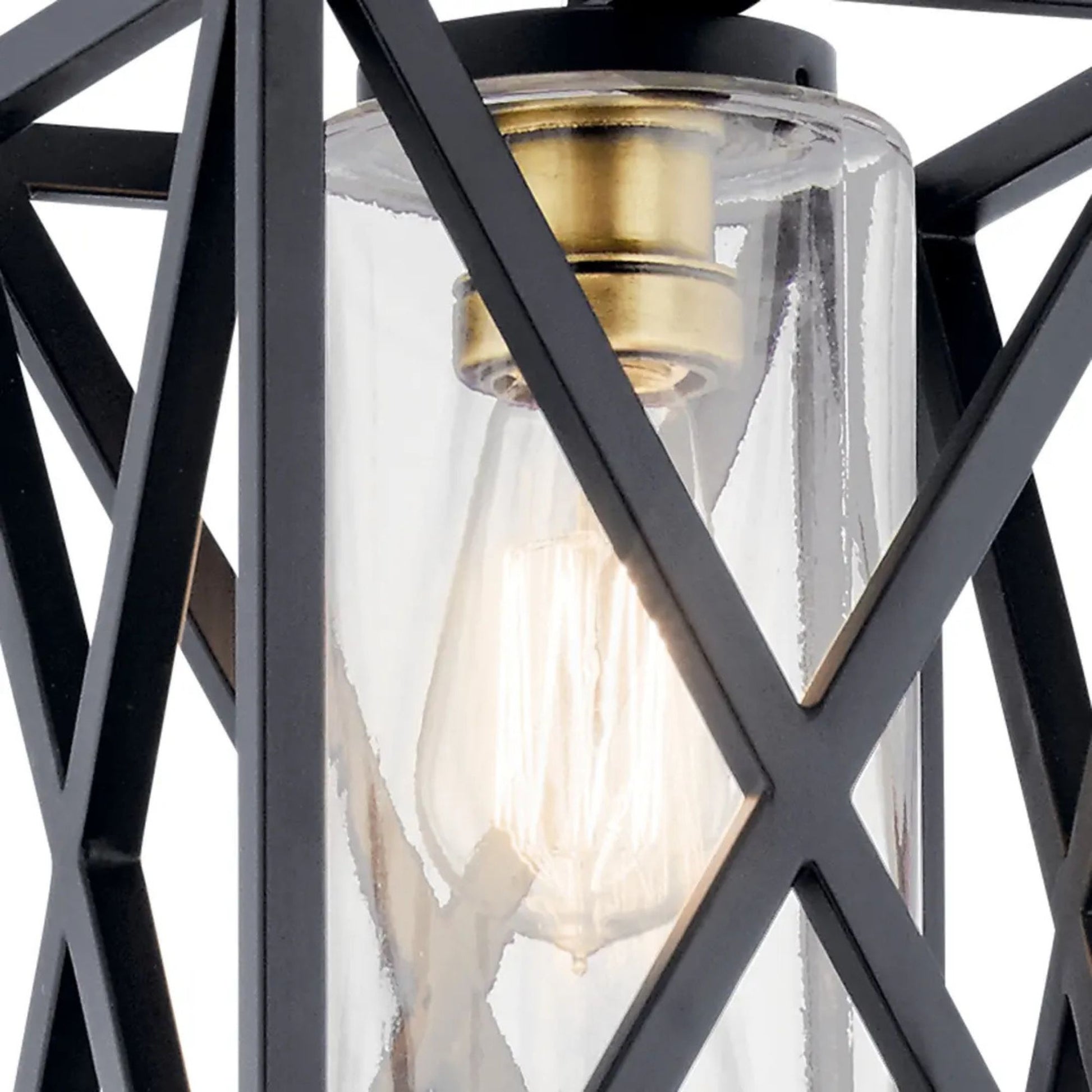 Kichler Lighting - Moorgate 8" Mini Pendant, Black Finish | Bees Lighting