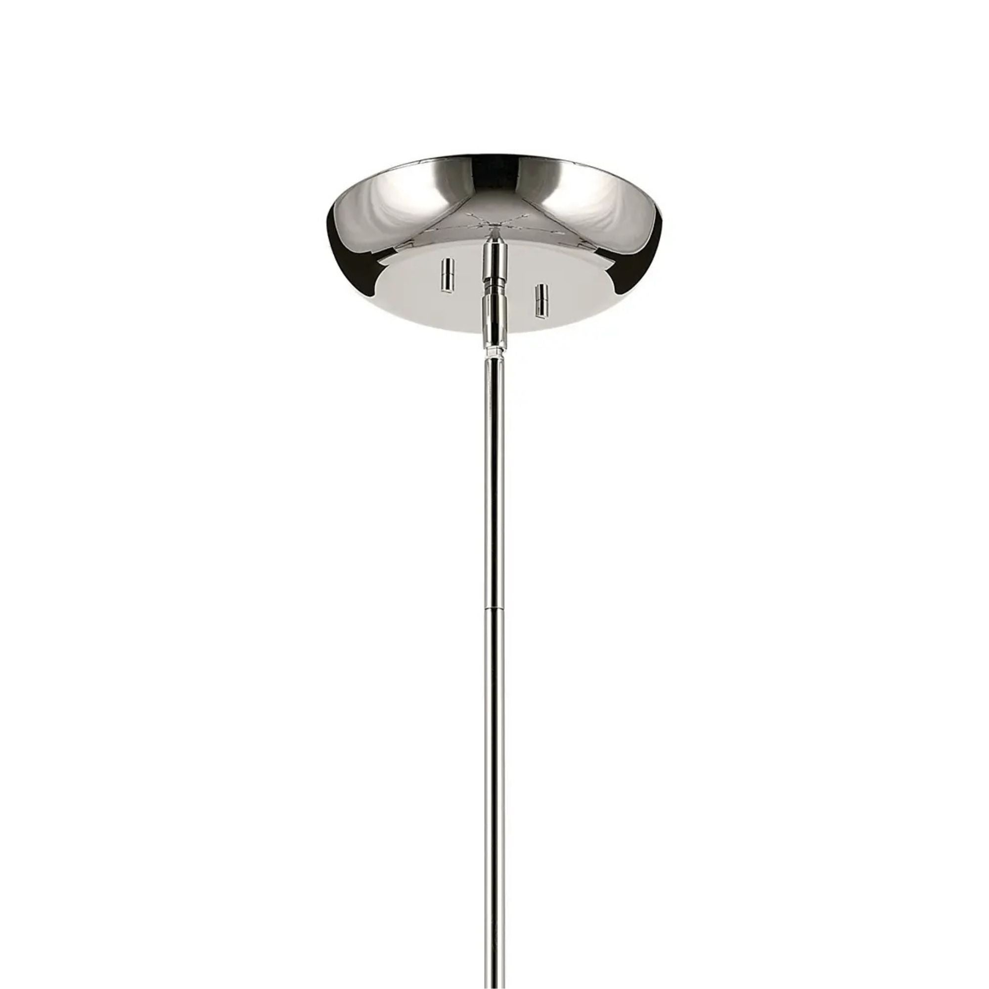 Kichler Moraine 30 in. 10-Light Chandelier, Polished Nickel with Clear Cylinder Shades