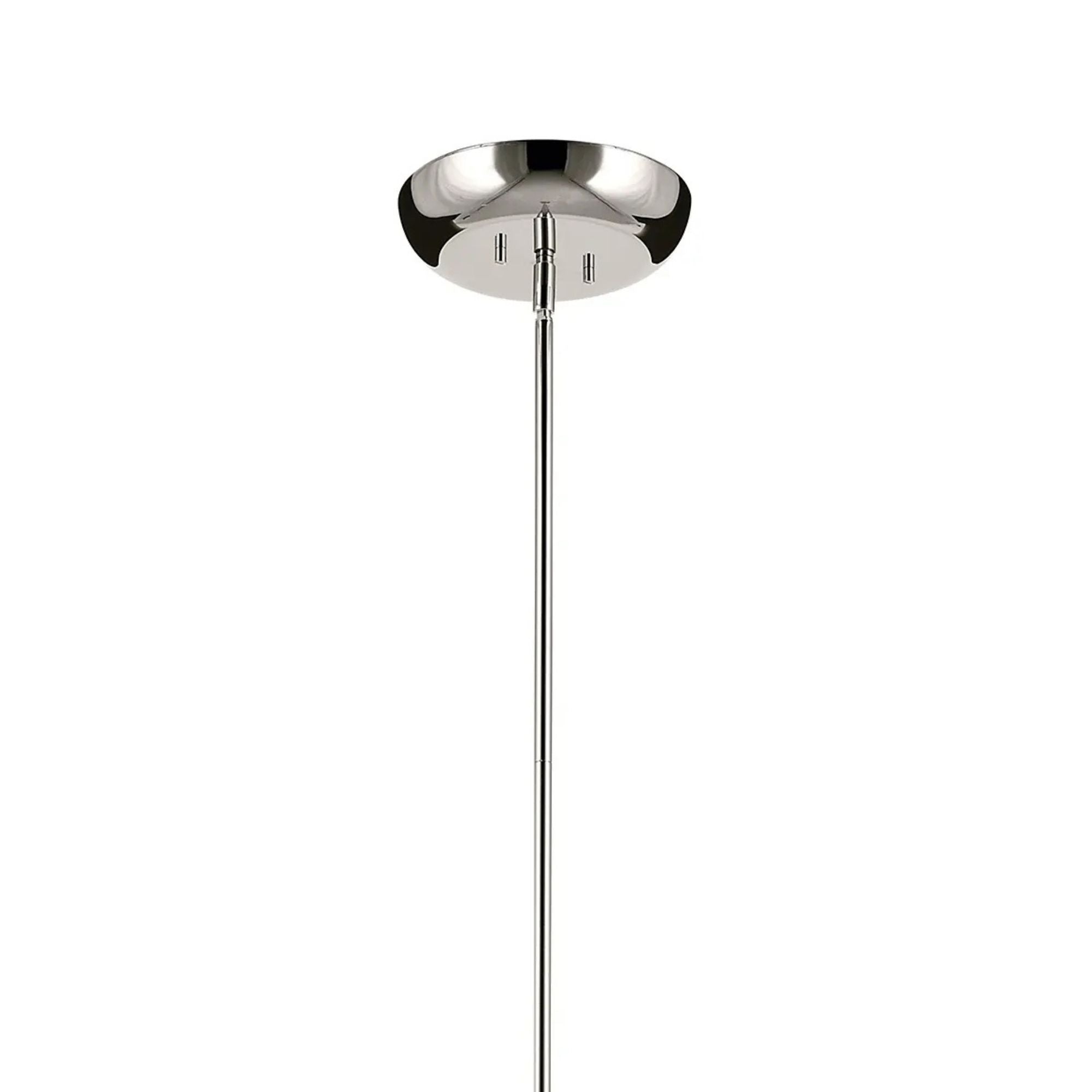 Kichler Moraine 40 in. 12-Light Chandelier, Polished Nickel with Clear Cylinder Glass Shades