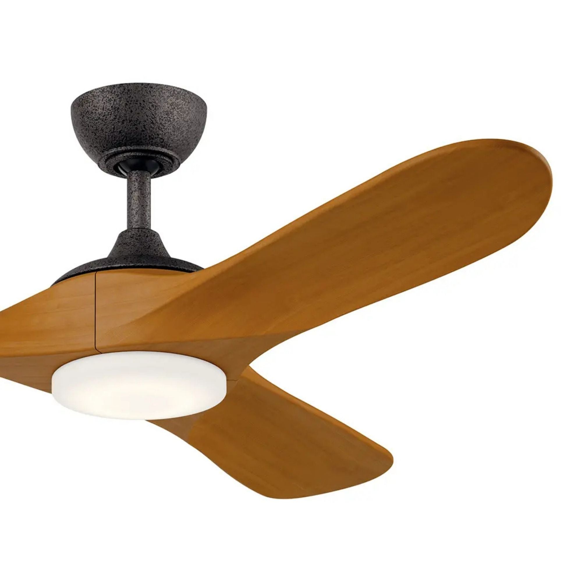 Kichler Mylo 52'' Ceiling Fan with LED Light DC Motor Anvil Iron
