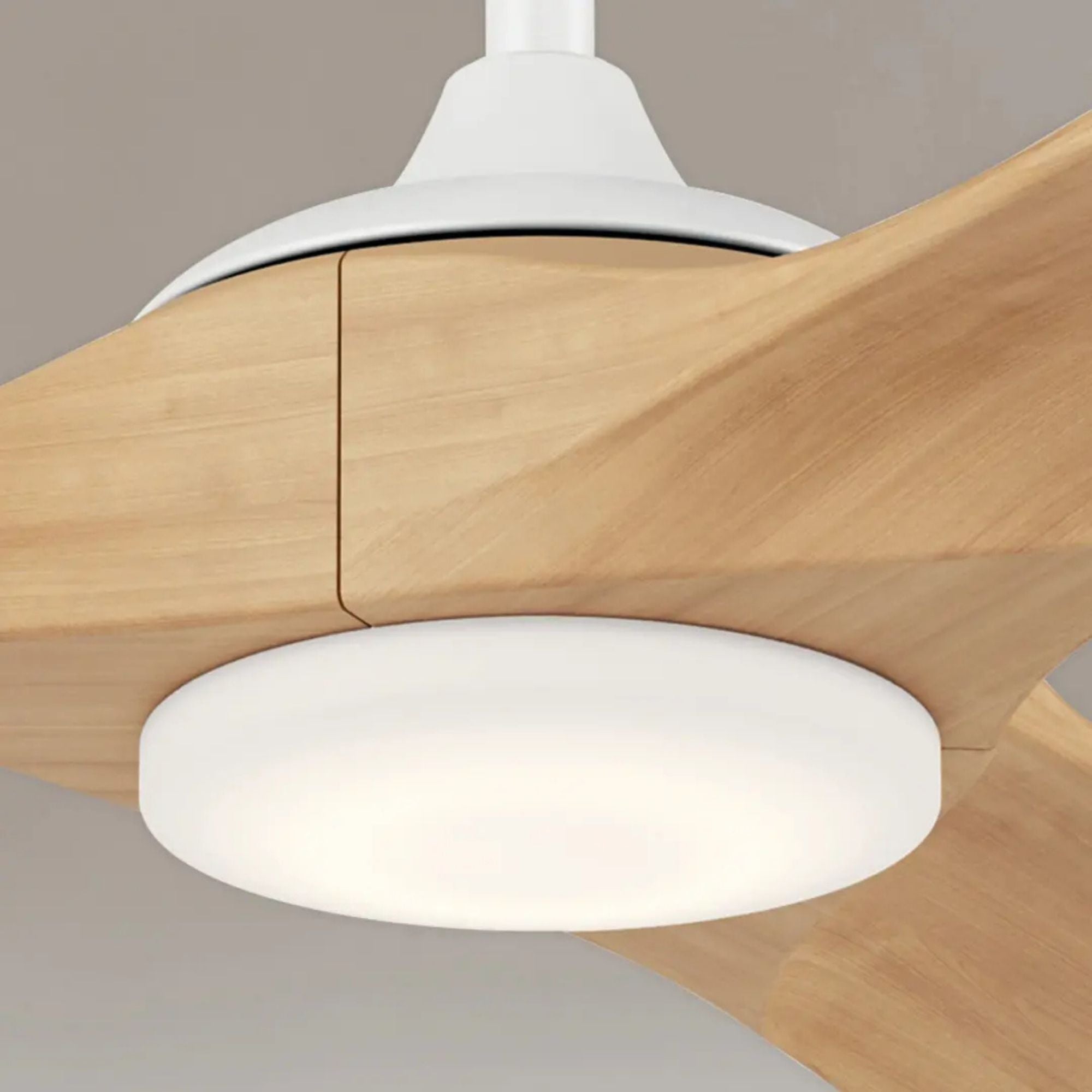 Kichler Mylo 52'' Ceiling Fan with LED Light DC Motor Matte White