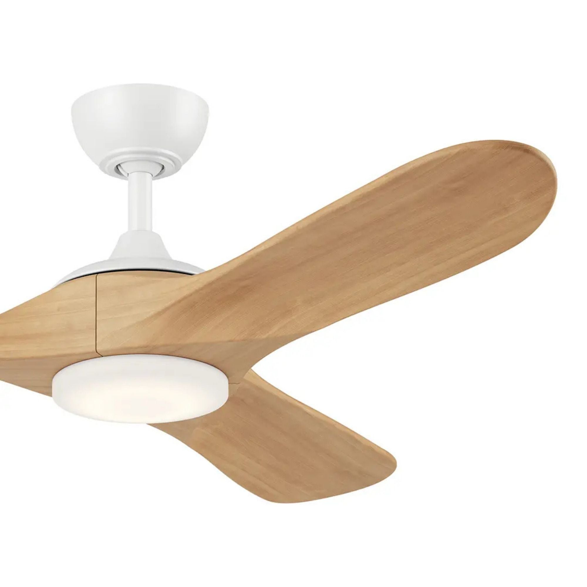 Kichler Mylo 52'' Ceiling Fan with LED Light DC Motor Matte White