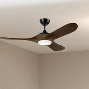 Kichler Mylo 52'' Ceiling Fan with LED Light DC Motor Satin Black