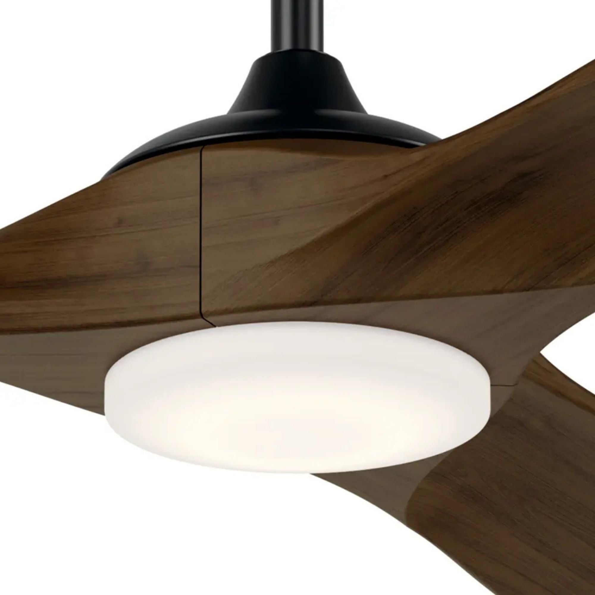 Kichler Mylo 52'' Ceiling Fan with LED Light DC Motor Satin Black