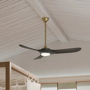 Kichler Mylo 60'' Ceiling Fan with LED Light DC Motor Champagne Bronze & Black