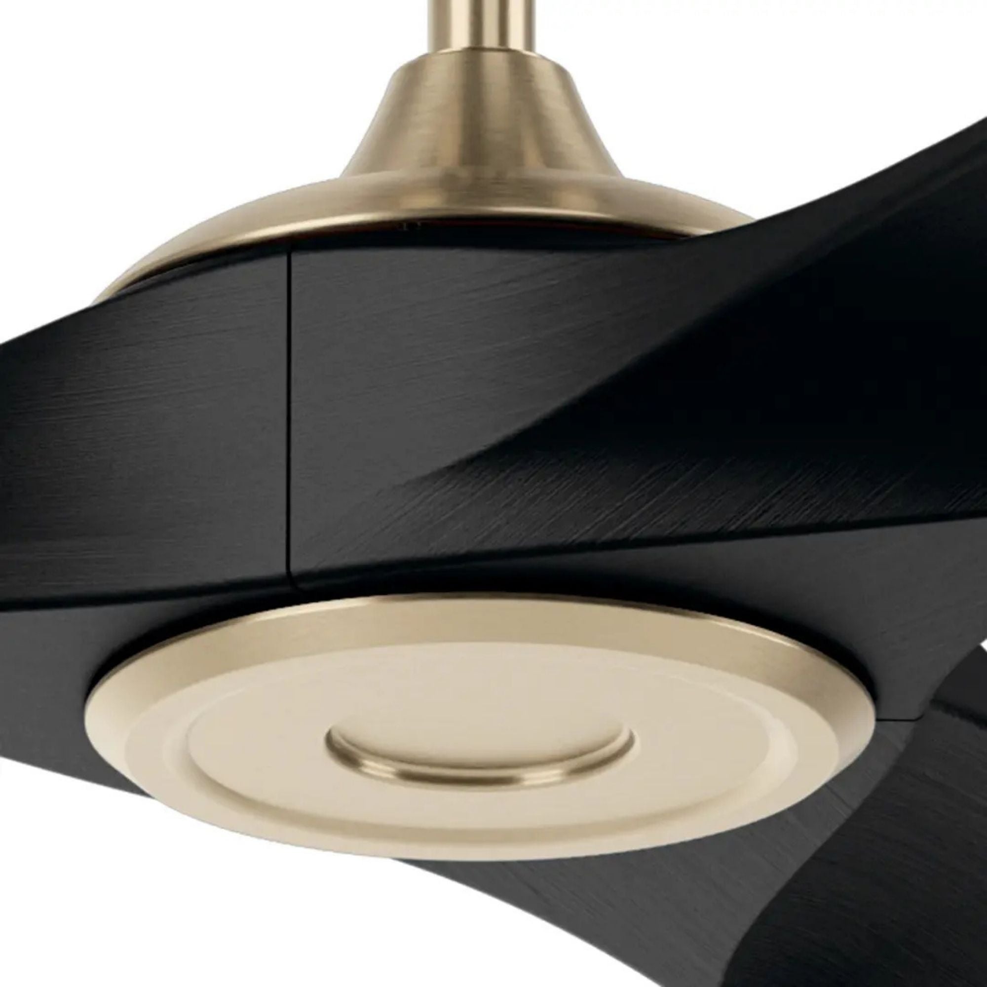 Kichler Mylo 60'' Ceiling Fan with LED Light DC Motor Champagne Bronze & Black