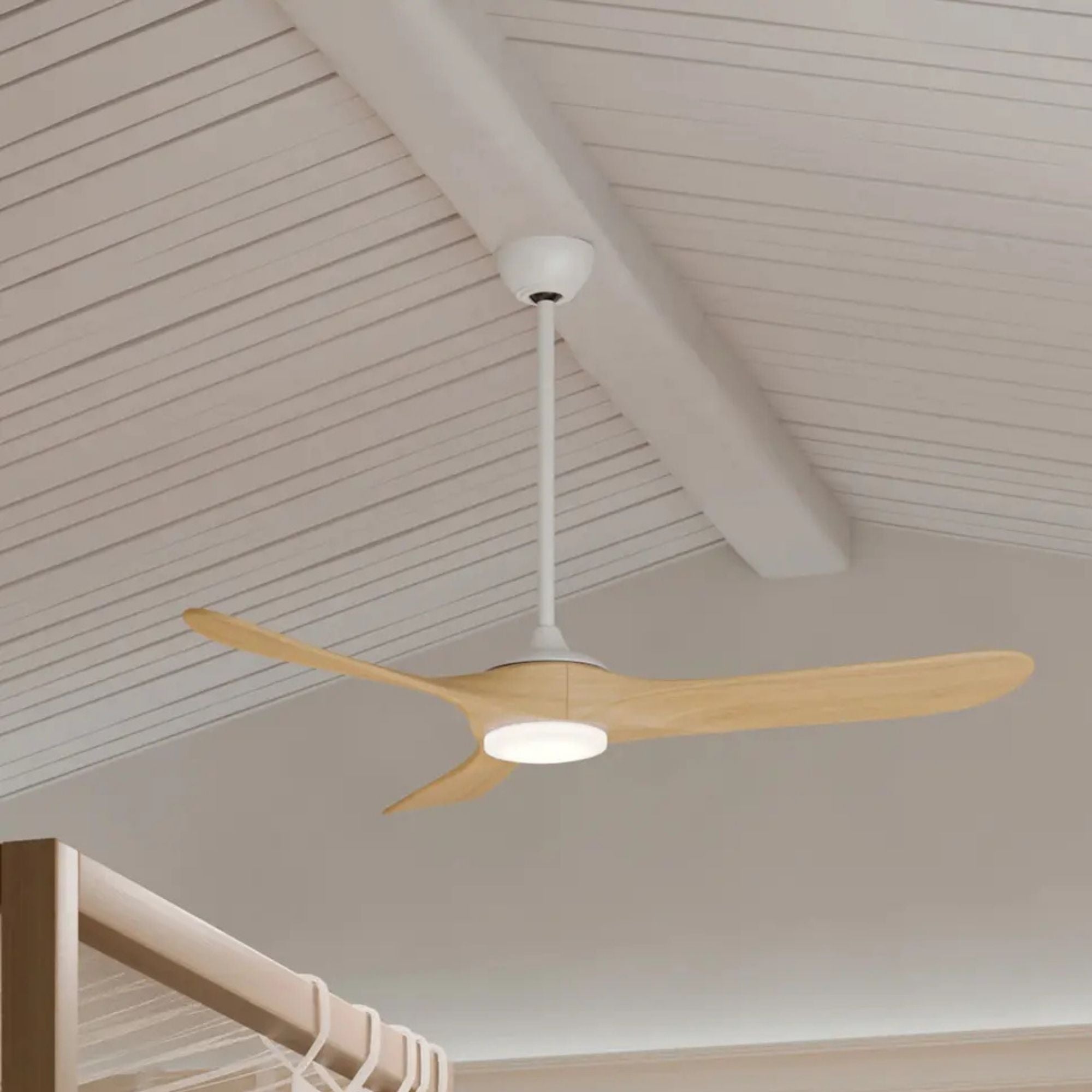 Kichler Mylo 60'' Ceiling Fan with LED Light DC Motor Matte White