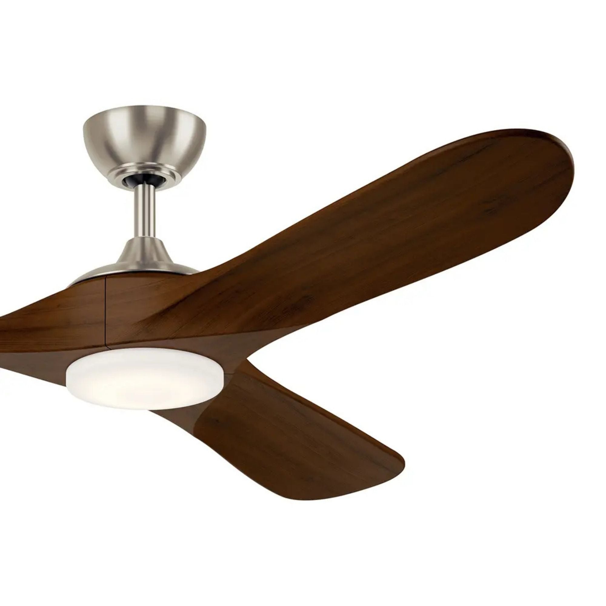 Kichler Mylo 60'' Ceiling Fan with LED Light DC Motor Painted Brushed Nickel