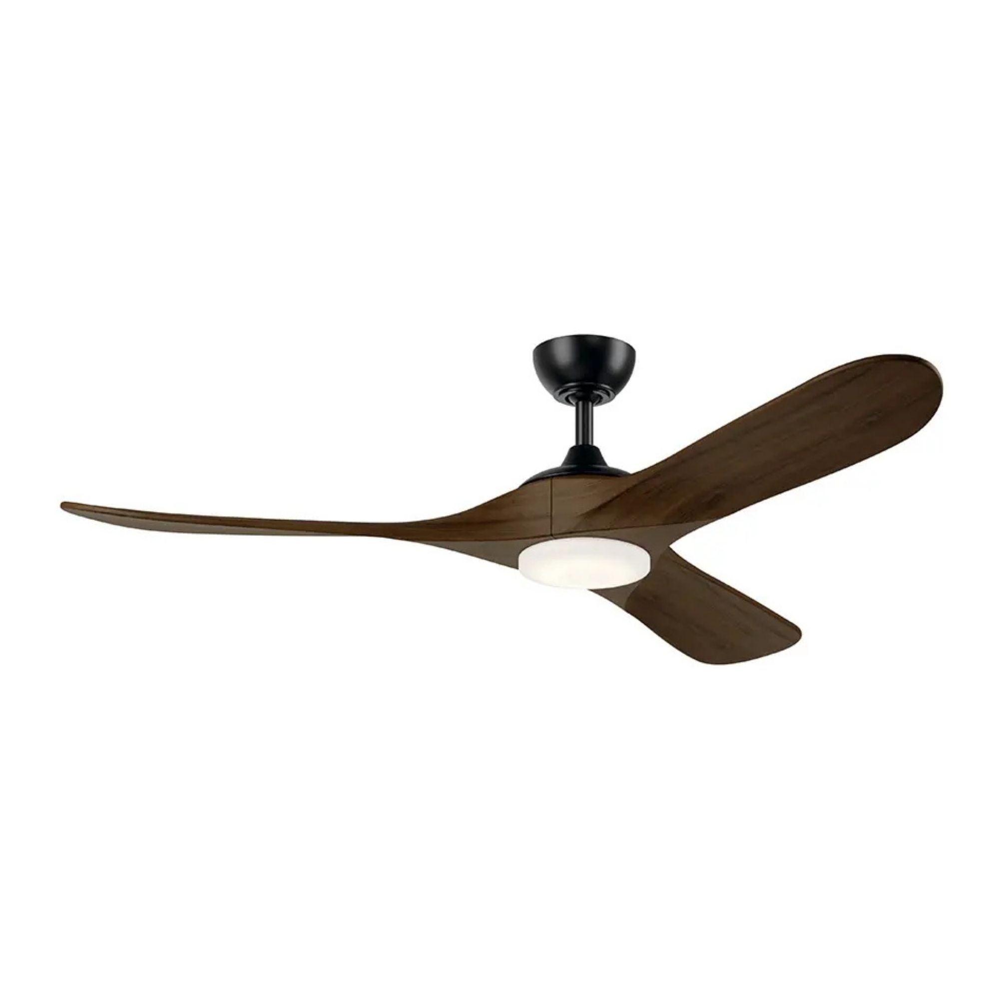 Kichler Mylo 60'' Ceiling Fan with LED Light DC Motor Satin Black