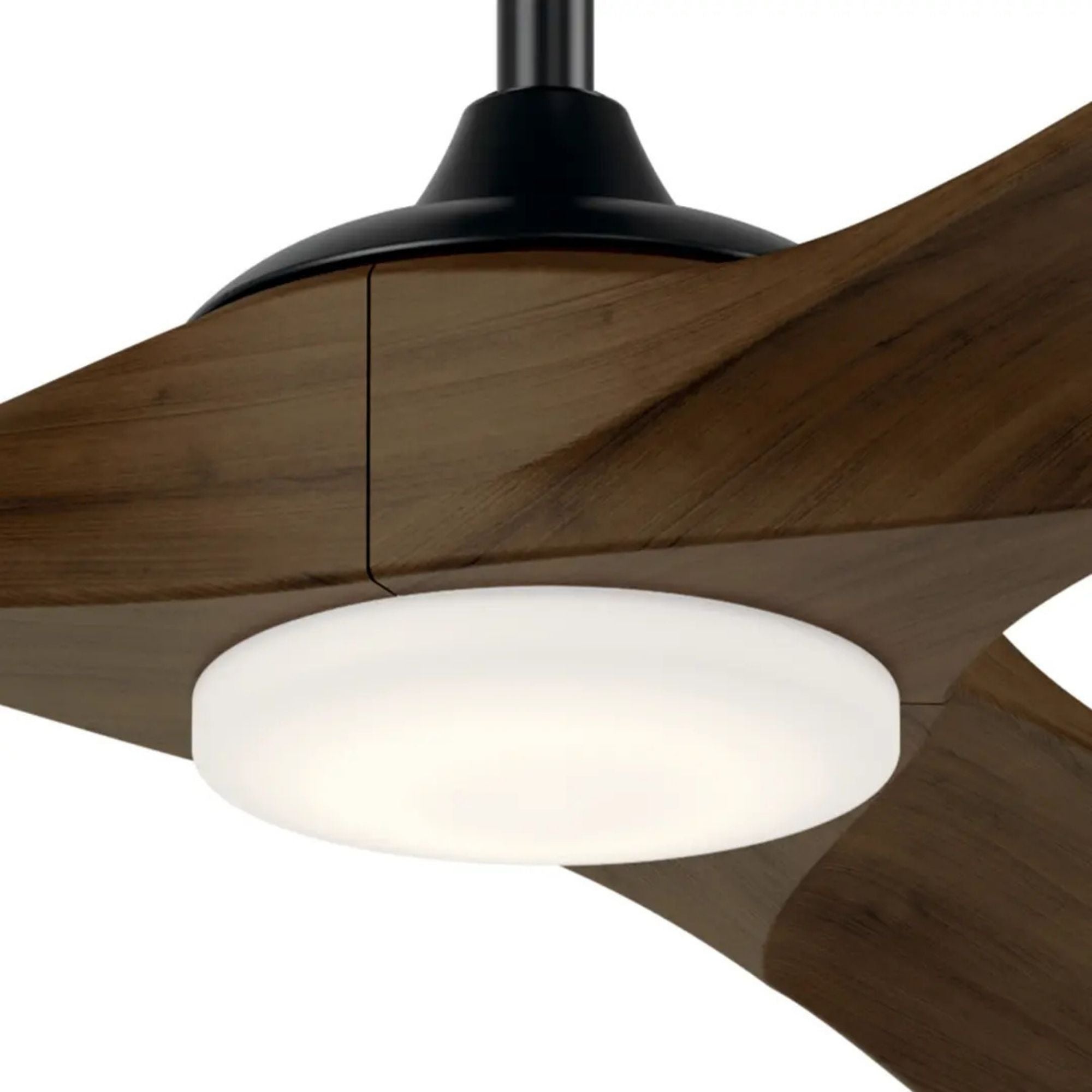 Kichler Mylo 60'' Ceiling Fan with LED Light DC Motor Satin Black