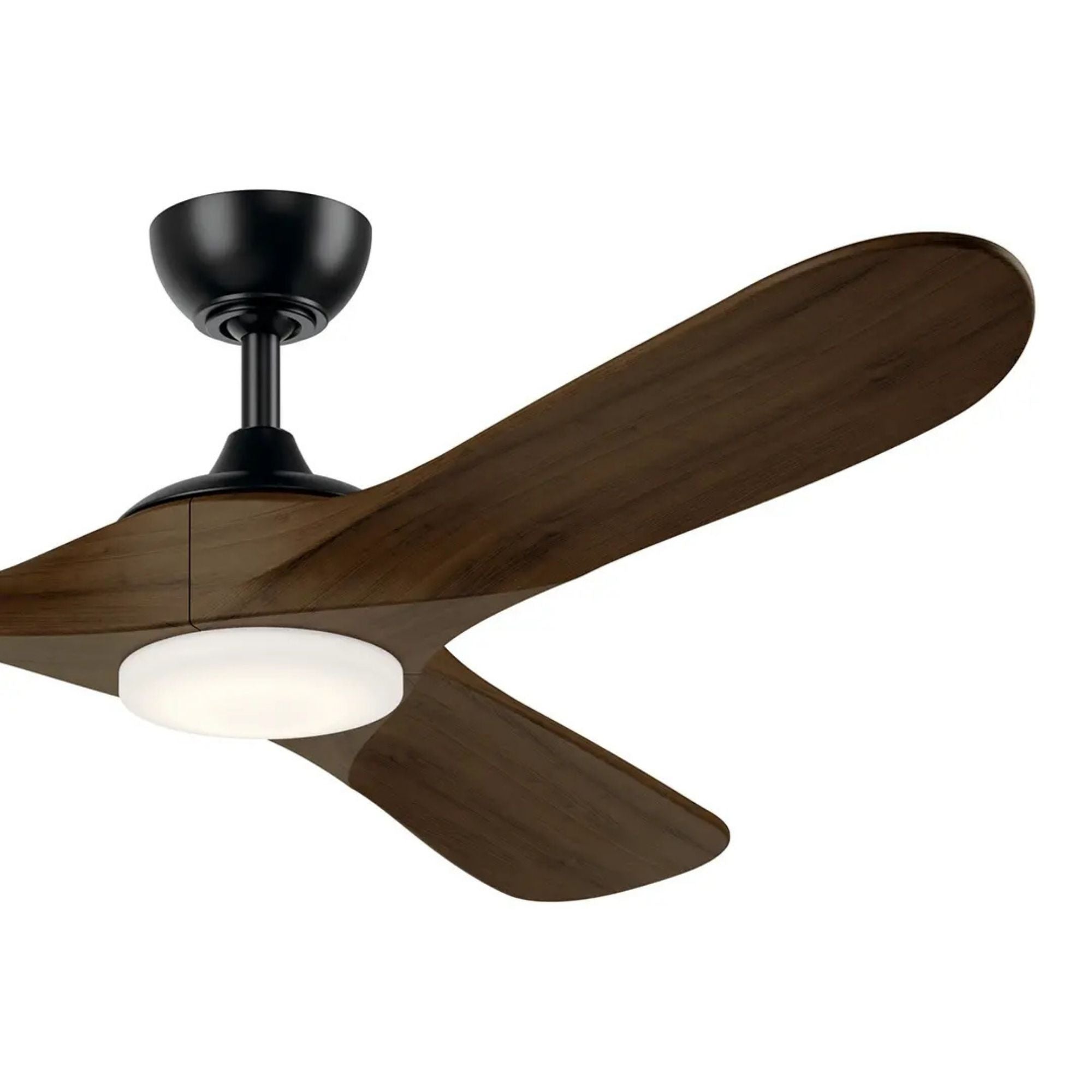 Kichler Mylo 60'' Ceiling Fan with LED Light DC Motor Satin Black