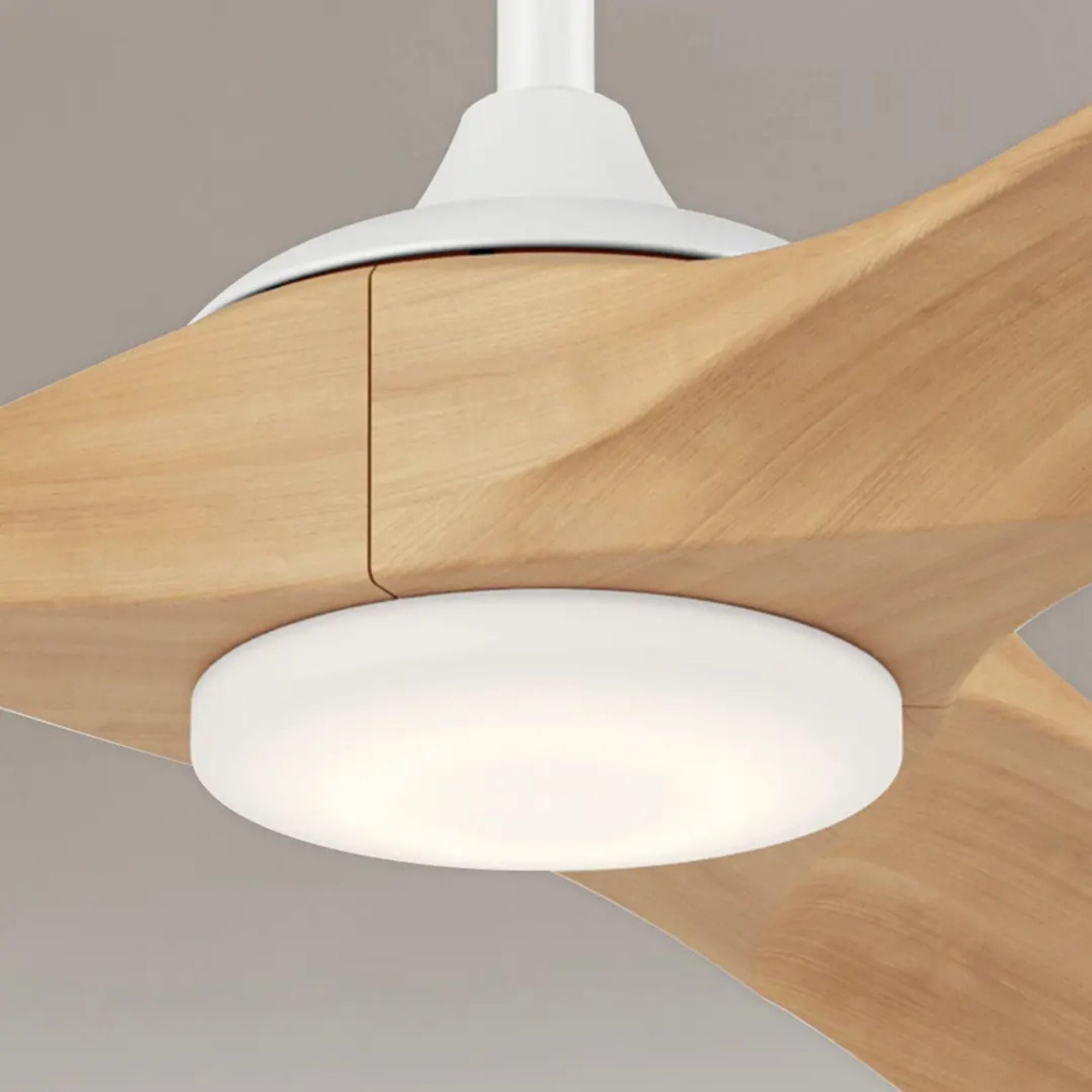 Kichler Mylo 70'' Ceiling Fan with LED Light DC Motor Matte White