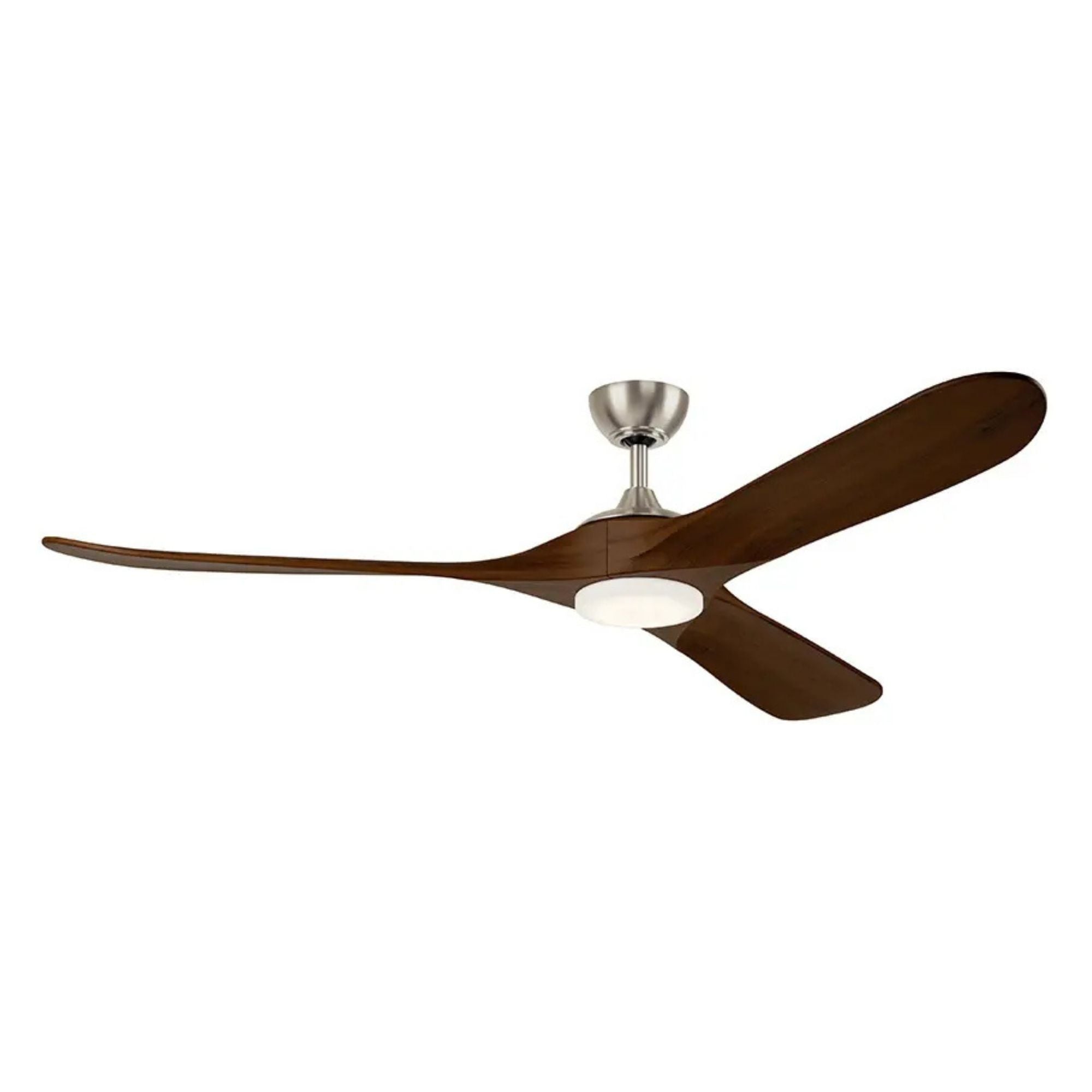 Kichler Mylo 70'' Ceiling Fan with LED Light DC Motor Painted Brushed Nickel