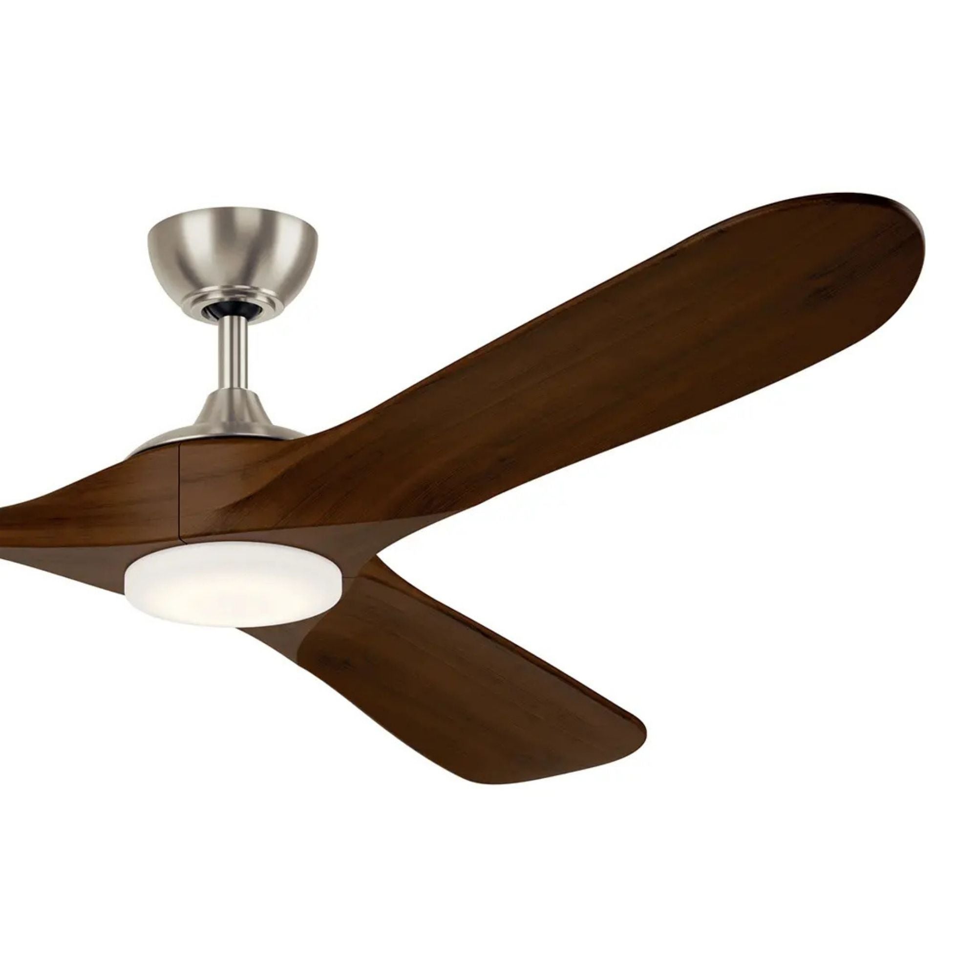 Kichler Mylo 70'' Ceiling Fan with LED Light DC Motor Painted Brushed Nickel