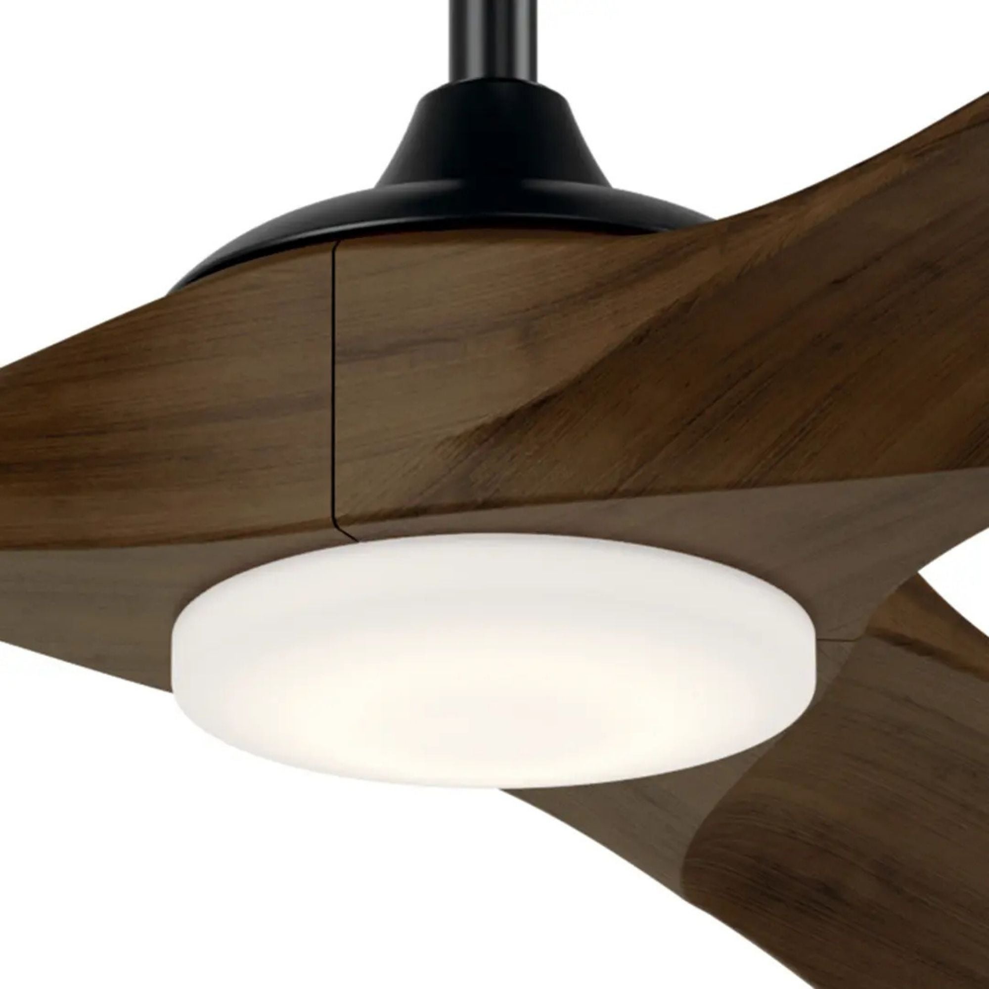 Kichler Mylo 70'' Ceiling Fan with LED Light DC Motor Satin Black
