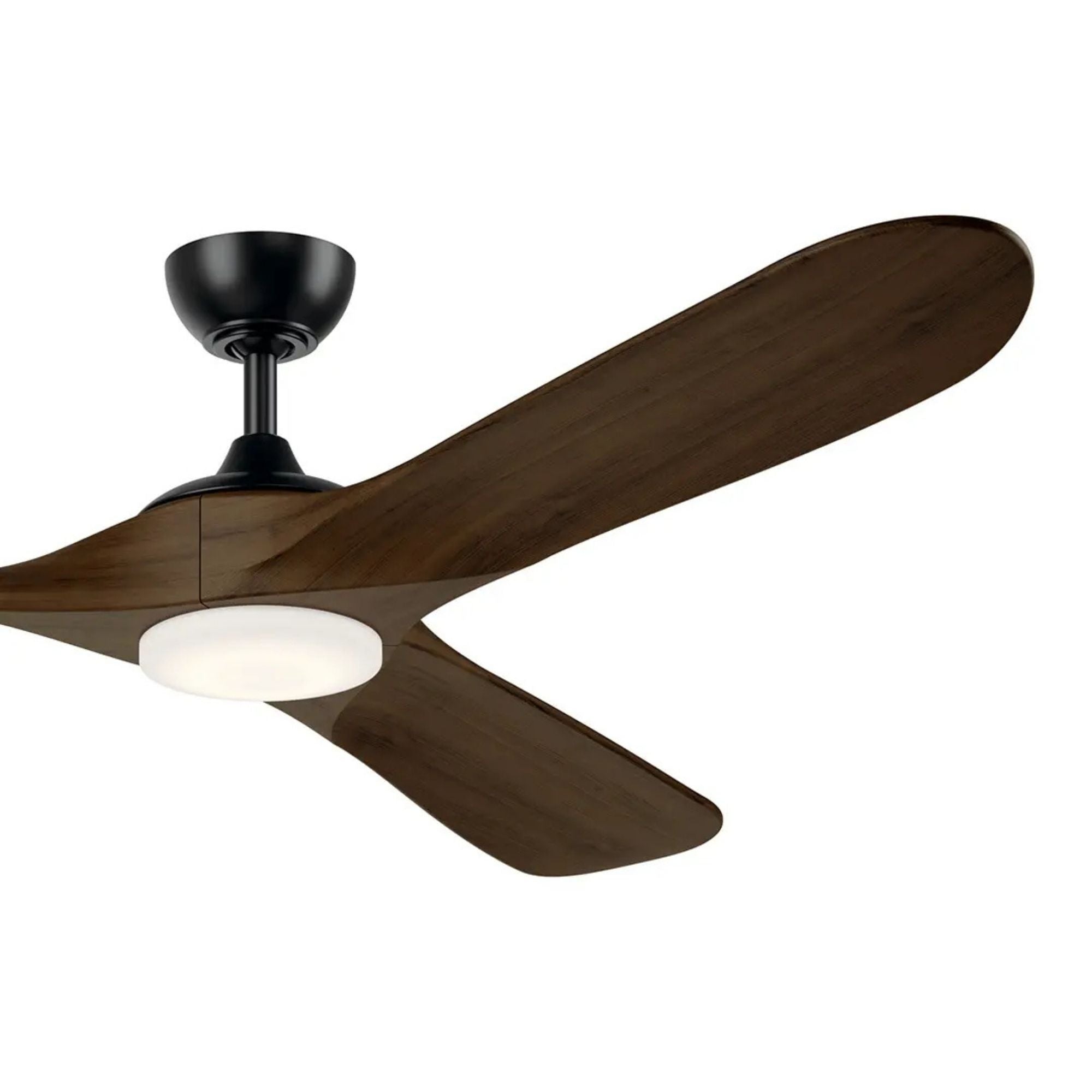 Kichler Mylo 70'' Ceiling Fan with LED Light DC Motor Satin Black
