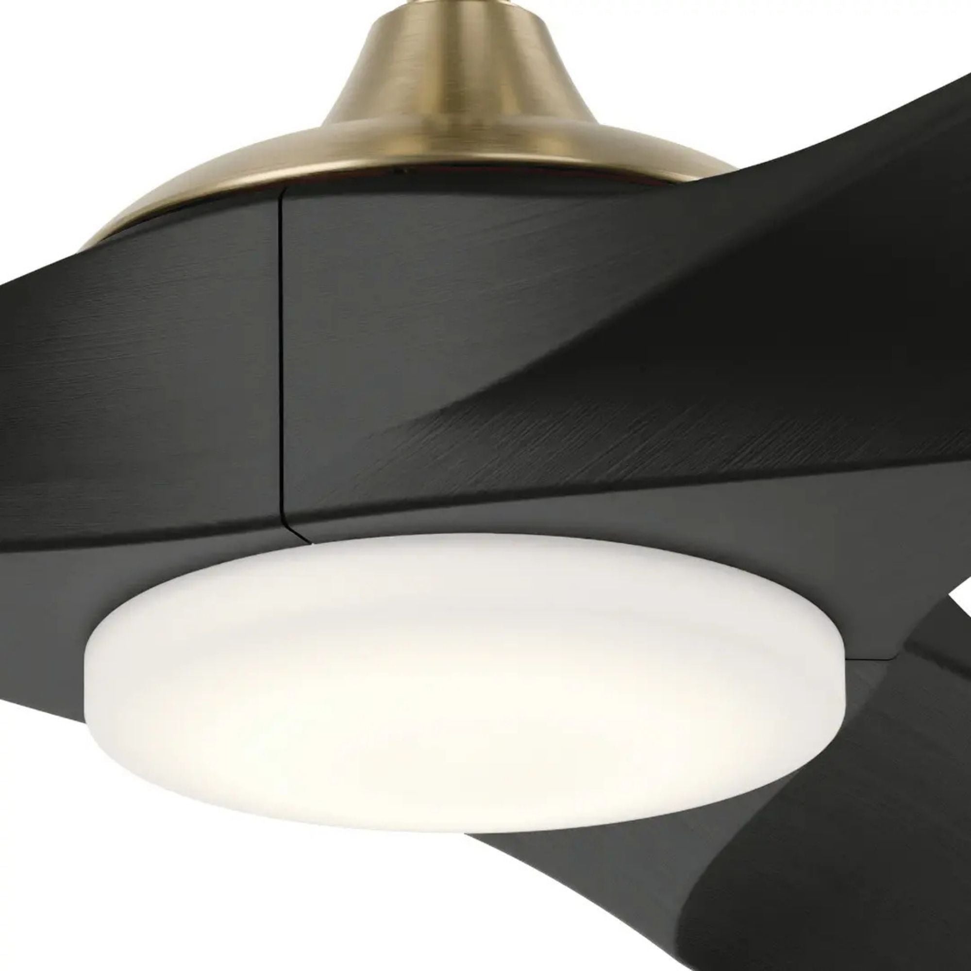 Kichler Mylo 80'' Ceiling Fan with LED Light DC Motor Champagne Bronze