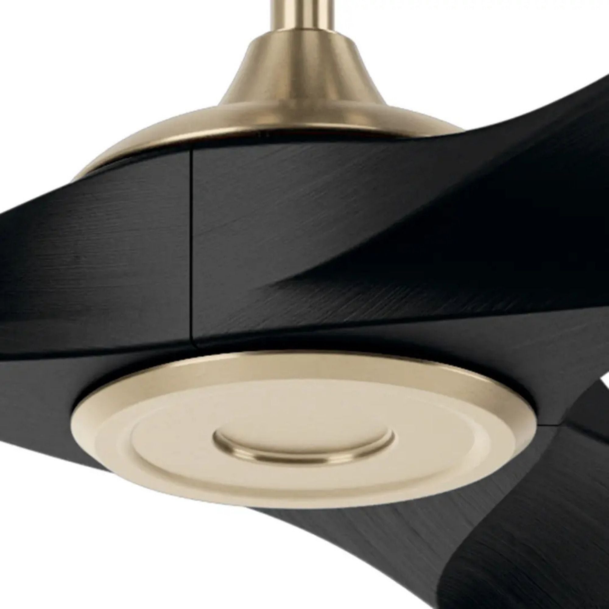 Kichler Mylo 80'' Ceiling Fan with LED Light DC Motor Champagne Bronze