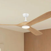 Kichler Mylo 80'' Ceiling Fan with LED Light DC Motor Matte White