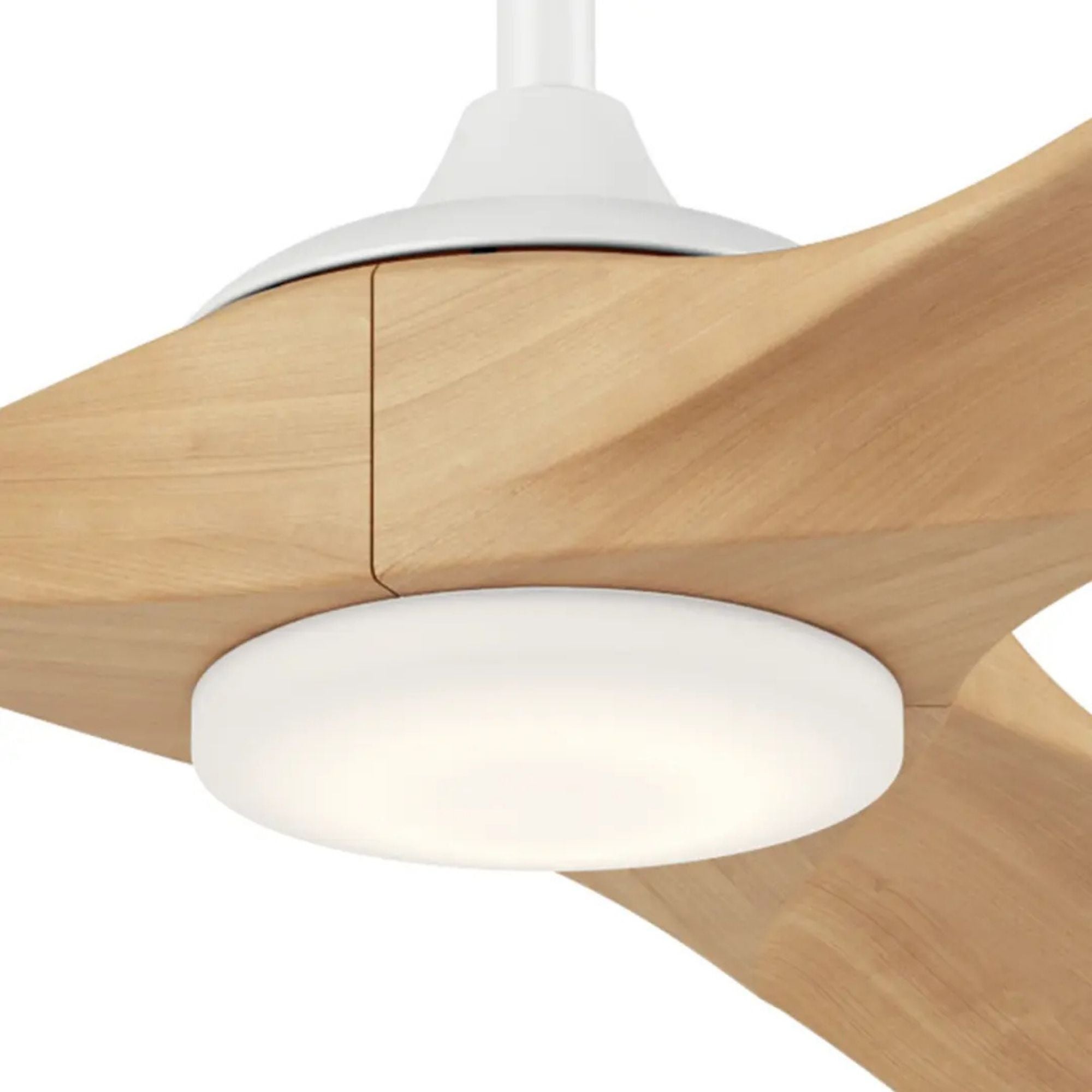 Kichler Mylo 80'' Ceiling Fan with LED Light DC Motor Matte White