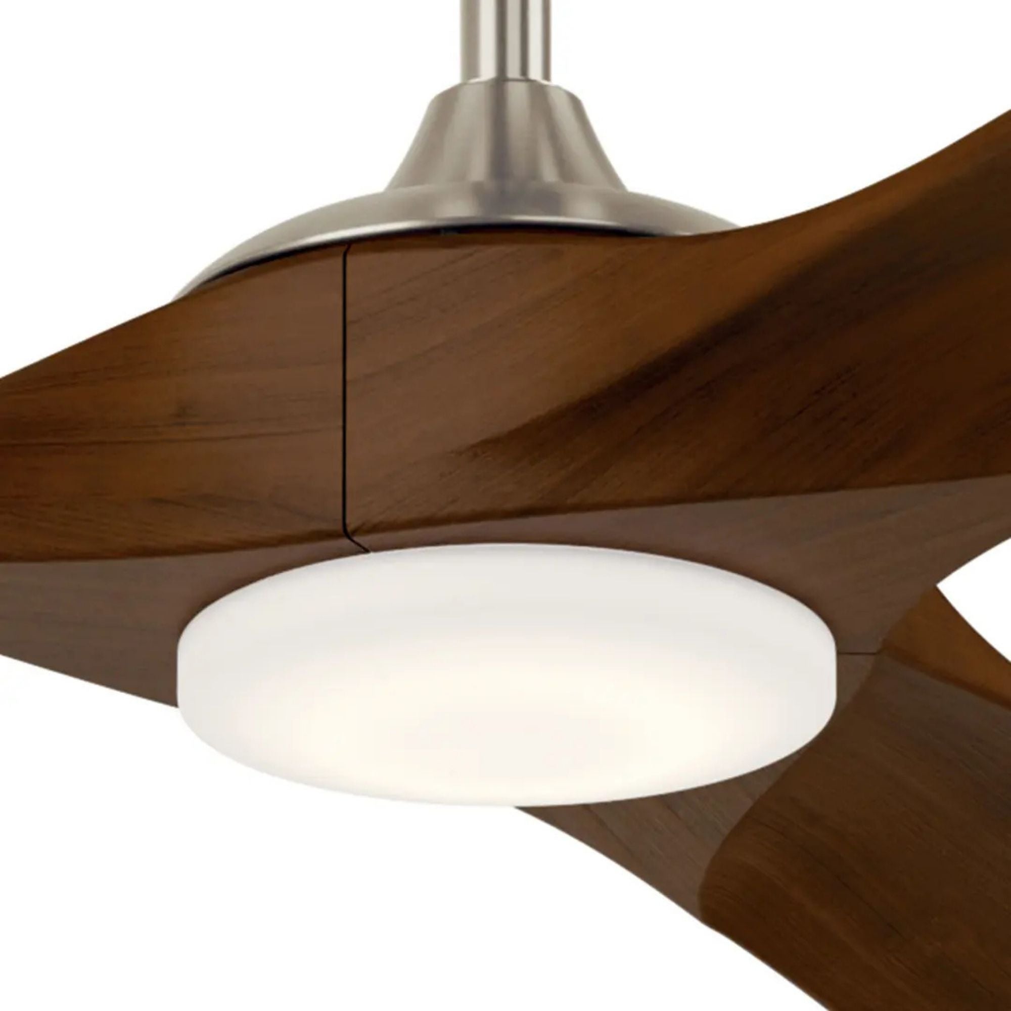 Kichler Mylo 80'' Ceiling Fan with LED Light DC Motor Painted Brushed Nickel