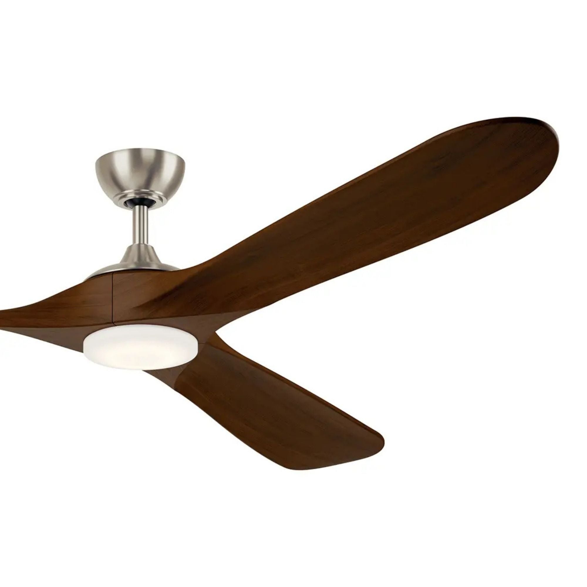 Kichler Mylo 80'' Ceiling Fan with LED Light DC Motor Painted Brushed Nickel